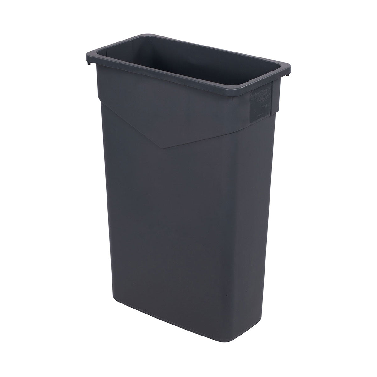 Carlisle 34202323 23-Gallon Gray Trimline Waste Container Trash Can for Kitchen, Office, or Bathroom - Durable & Stylish Garbage Bin