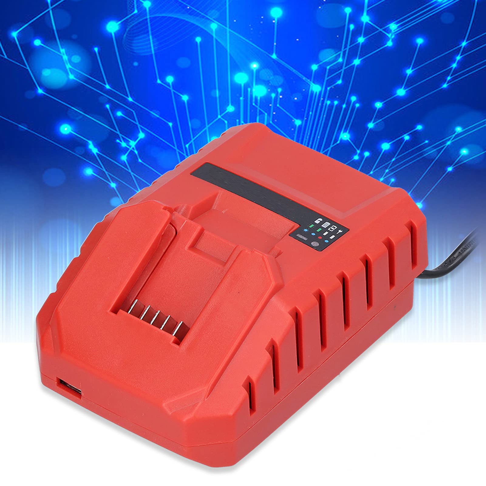 4A 100-240V Fast Battery Charger with Temperature Control - Replacement for Hilti 12V C4/12-50 Charger - Universal Power Tool Accessories (US Plug) - Perfect for Construction Sites & DIY Projects