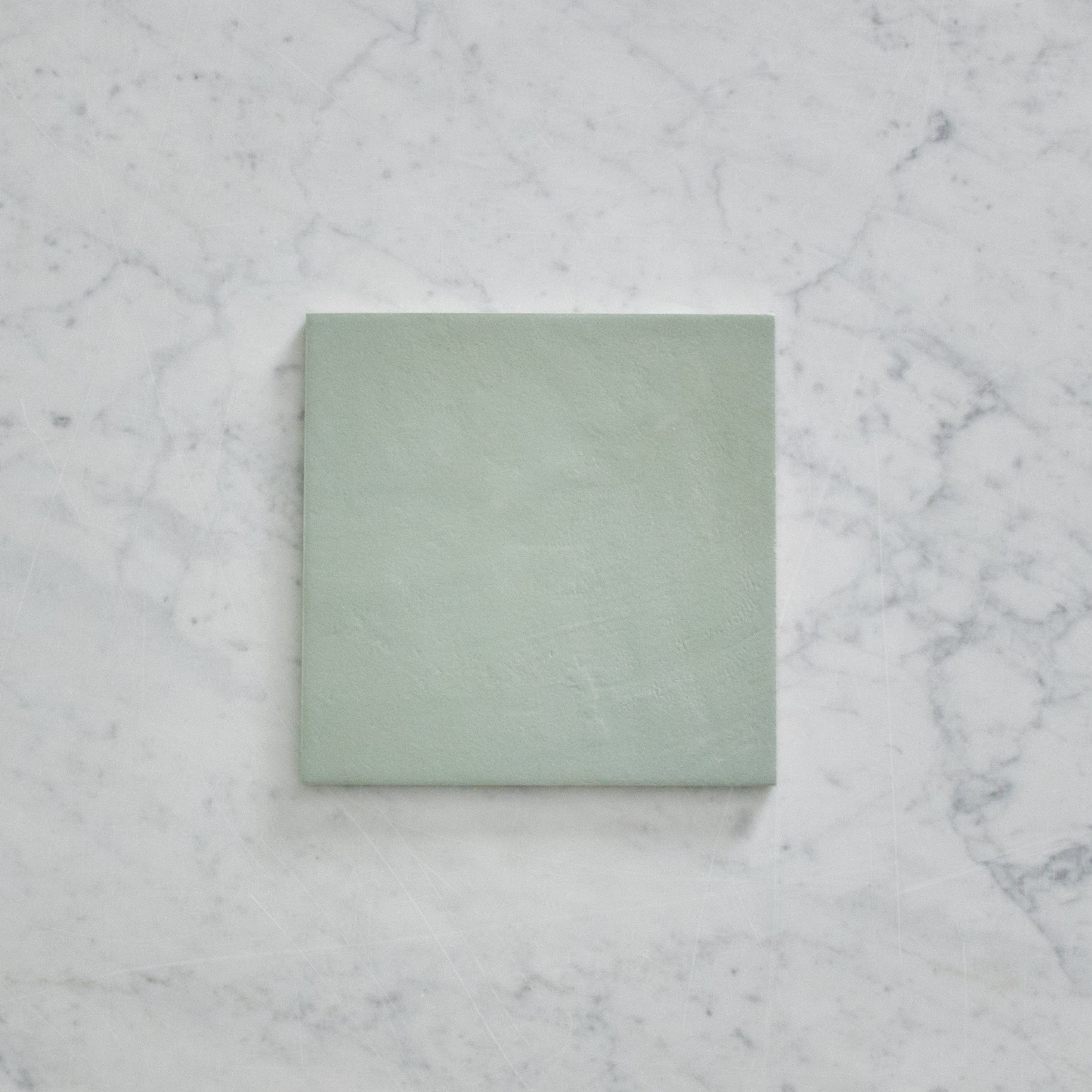 Bronte Square Sage Tile - Handmade Ceramic Wall Tile for Kitchen Backsplash, Bathroom, and Fireplace - Perfect for Home Decor and Renovation Projects
