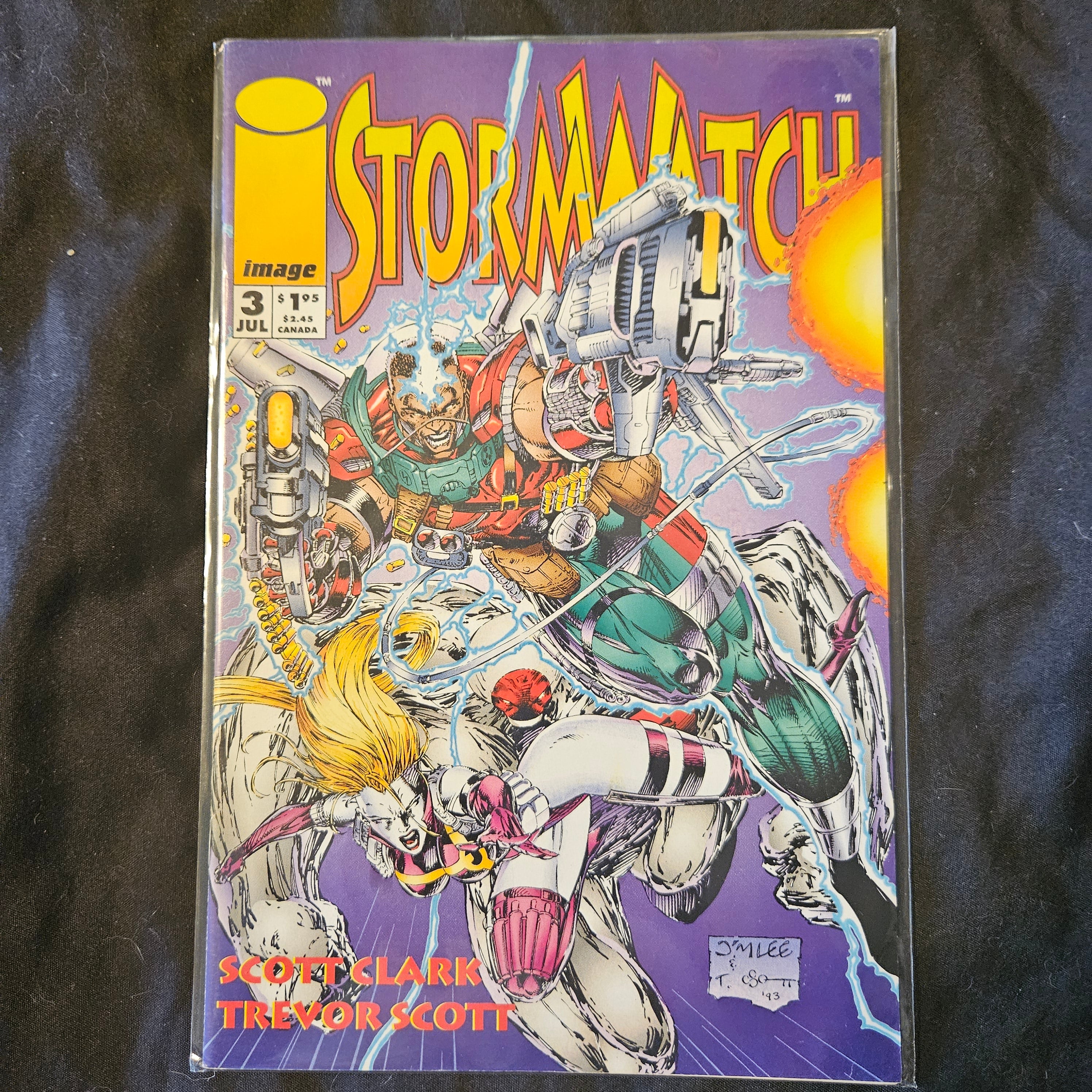 Stormwatch #3 - Image Comics 1994 Issue | Collectible Comic Book for Fans & Enthusiasts | Perfect for Comic Collections & Gifts