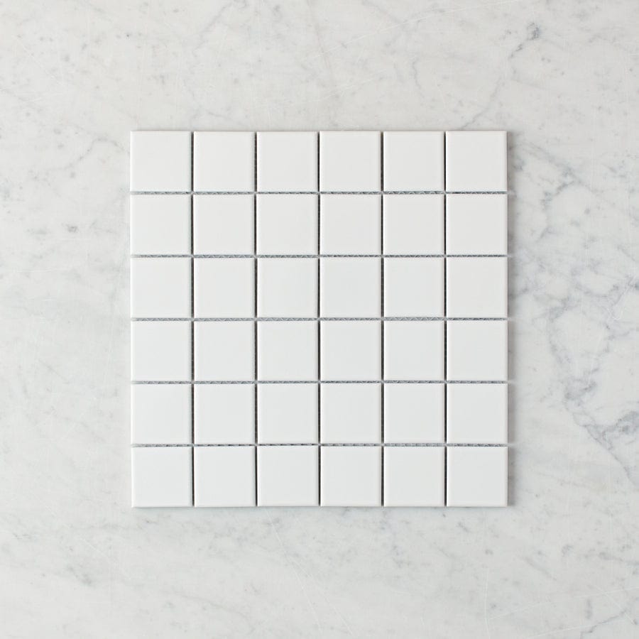Premium Haddon White Gloss 12x12 Ceramic Wall & Floor Tile - Perfect for Bathroom, Kitchen Backsplash, and Shower Renovation