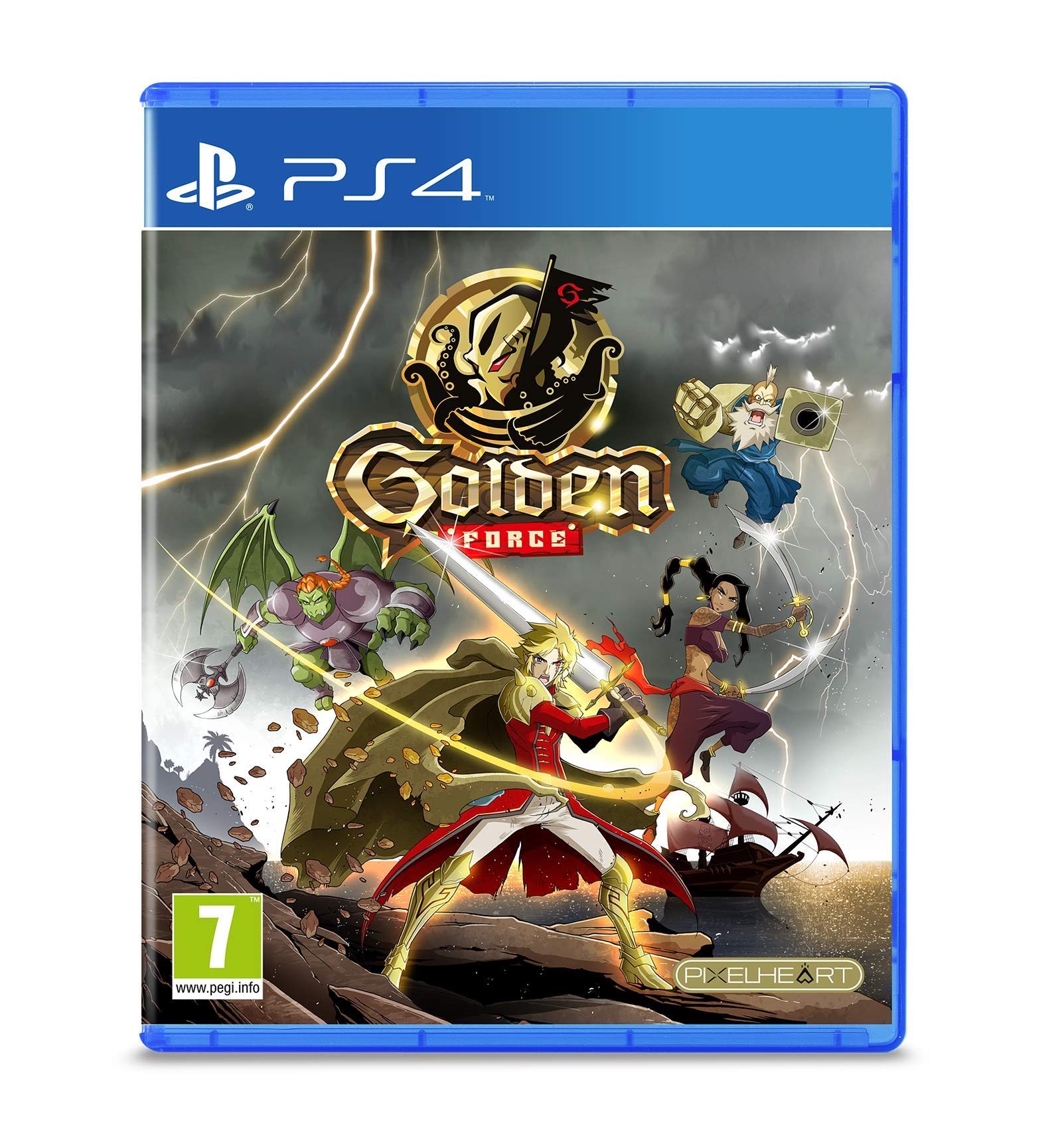 Golden Force - Action-Adventure Game for PS4 | Fast-Paced Combat & Stunning Graphics | Perfect for Co-op Play & Retro Gaming Fans