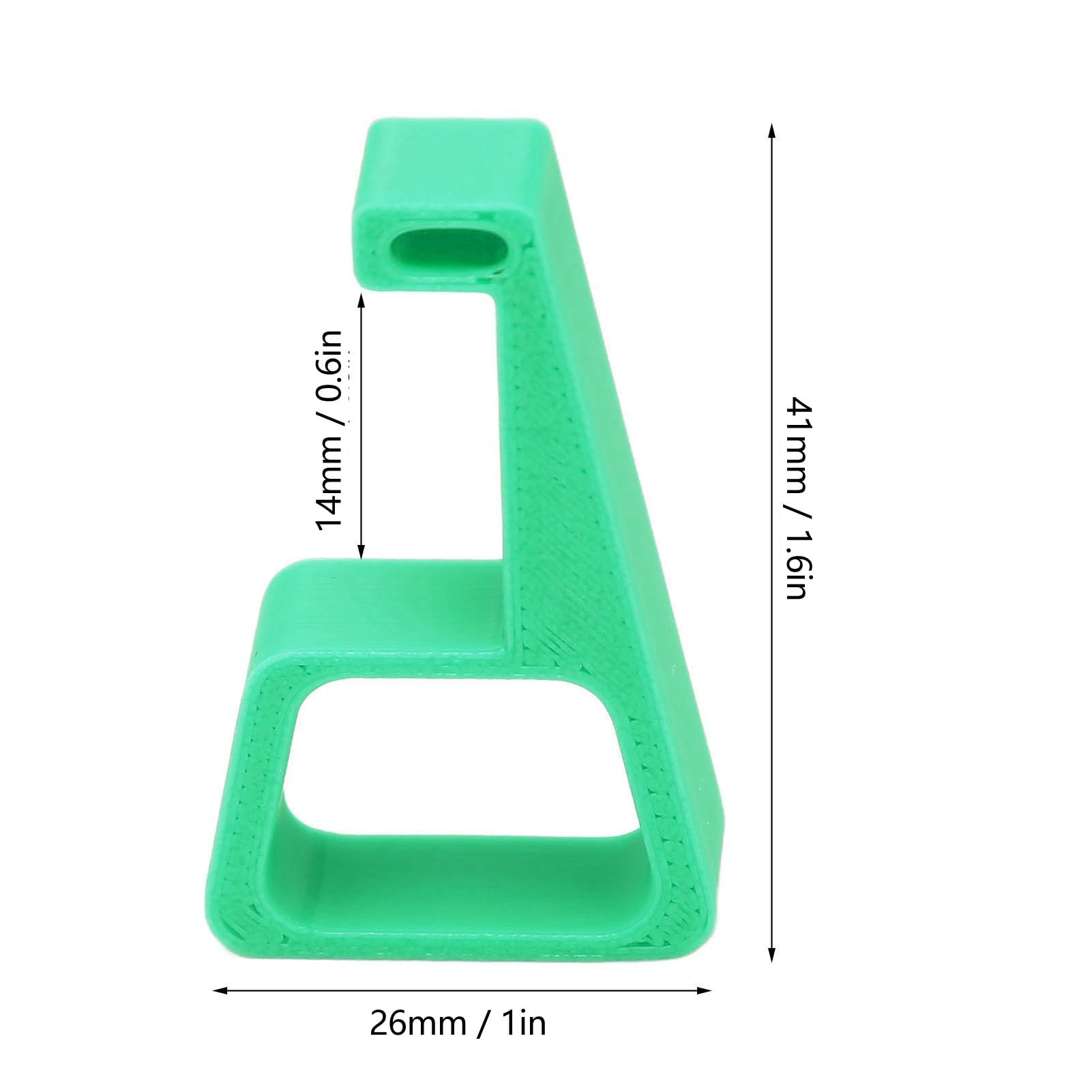Jectse Anti-Slip Game Console Stand Bracket - Horizontal Gaming Console Holder with Non-Slip Base, Portable Design for Nintendo Switch/PS5/Xbox - Perfect for Bedroom, Living Room & Travel Gaming (Green)