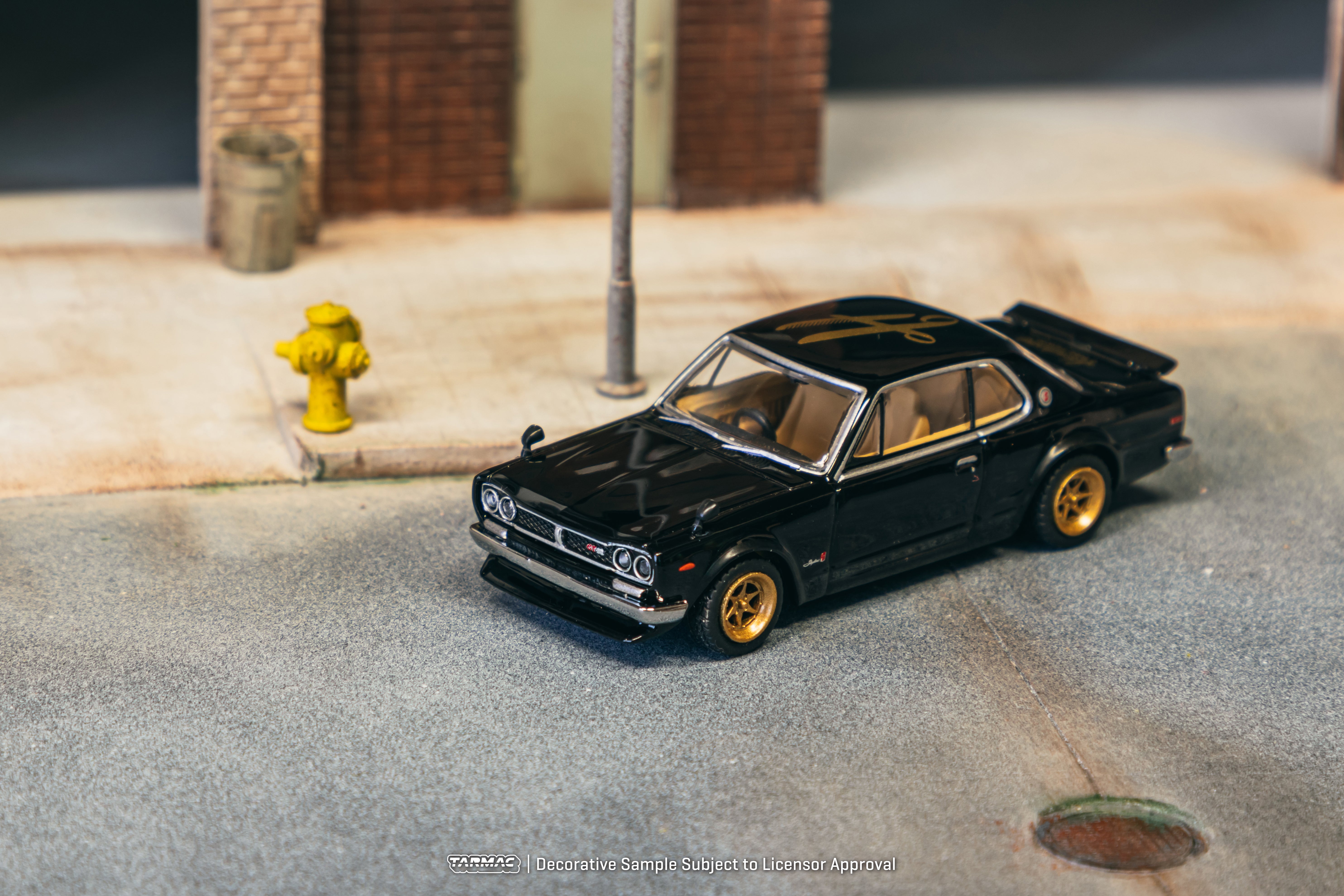 Tarmac Works 1/64 Nissan Skyline HT 2000GT-R Diecast Model Car - Handsome Factory Special Edition Collectible for Car Enthusiasts | Perfect for Display, Gifts & Diecast Collections