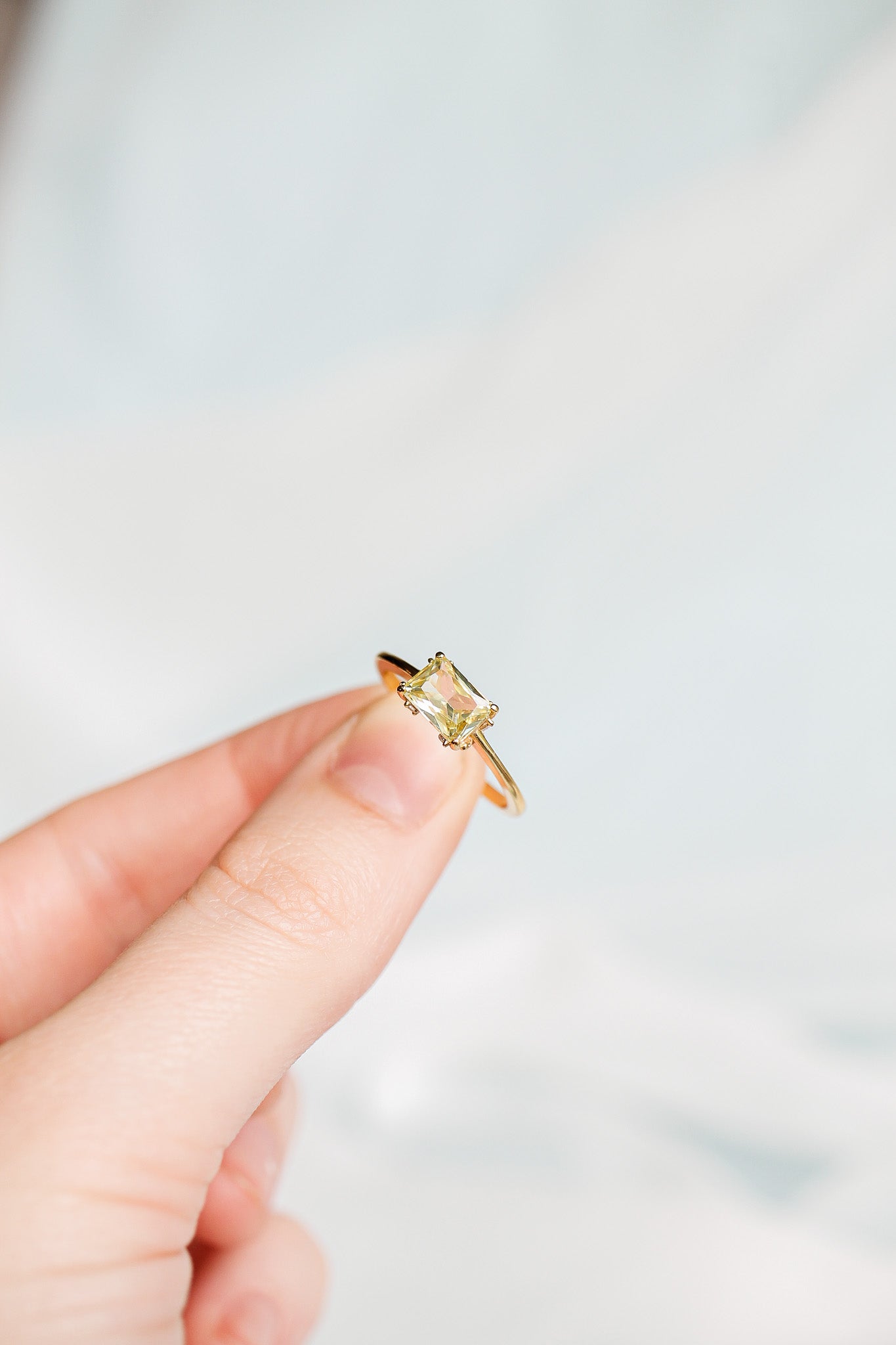 Citrine Cindy Ring - Elegant Gemstone Jewelry for Women | Perfect for Weddings, Parties & Everyday Wear
