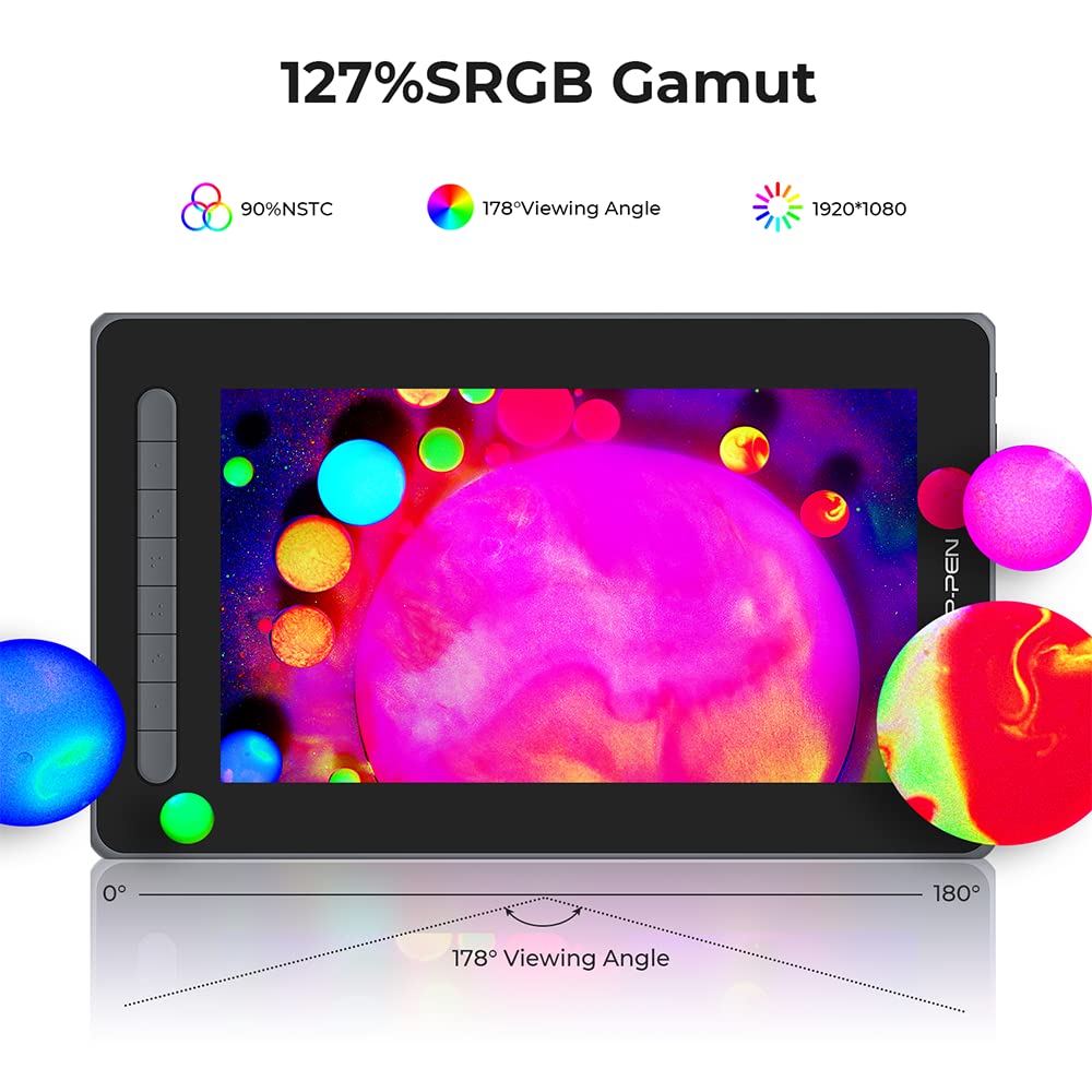 XP-PEN Artist12 2nd Generation Drawing Tablet with 11.6