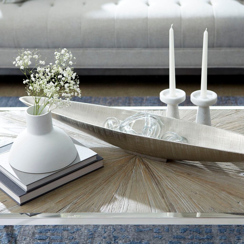 Cyan Design 10826 Purezza Small White Ceramic Vase - Elegant Home Decor for Living Room, Dining Table & Wedding Centerpieces