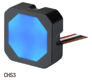 30x30mm Square Panel Mount Capacitive Switch - CHS3 5 28VDC 2 Amp, RGB Backlit with Connector Terminals | Ideal for Industrial Control Panels, Automation Systems & DIY Electronics Projects