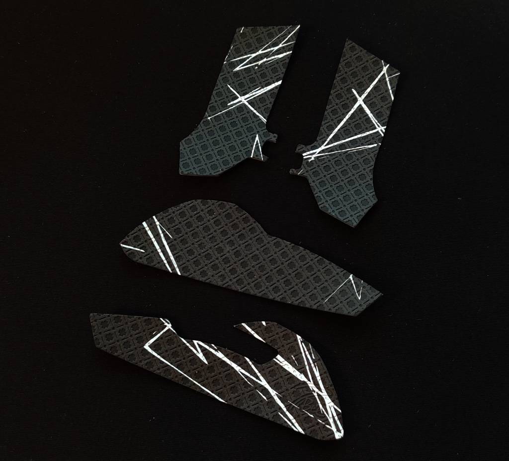 BT.L Ergonomic Mouse Grip for Razer Viper Mini - Anti-Slip Black & White Gaming Grip Tape - Perfect for FPS, MOBA & Esports Gaming