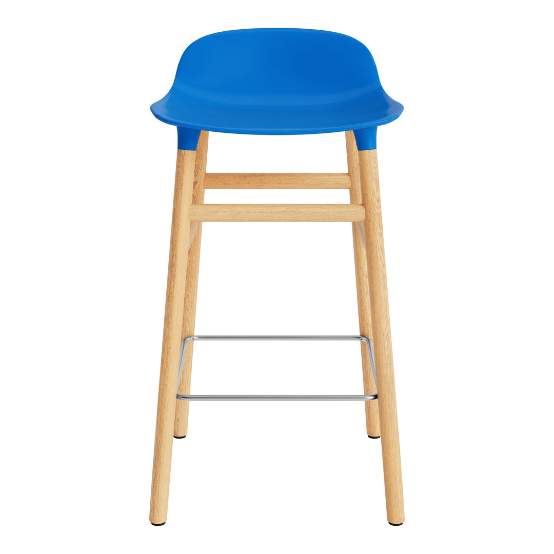 Modern Wooden Counter Stool with Sturdy Wood Legs - Perfect for Kitchen Islands, Breakfast Bars & Home Decor