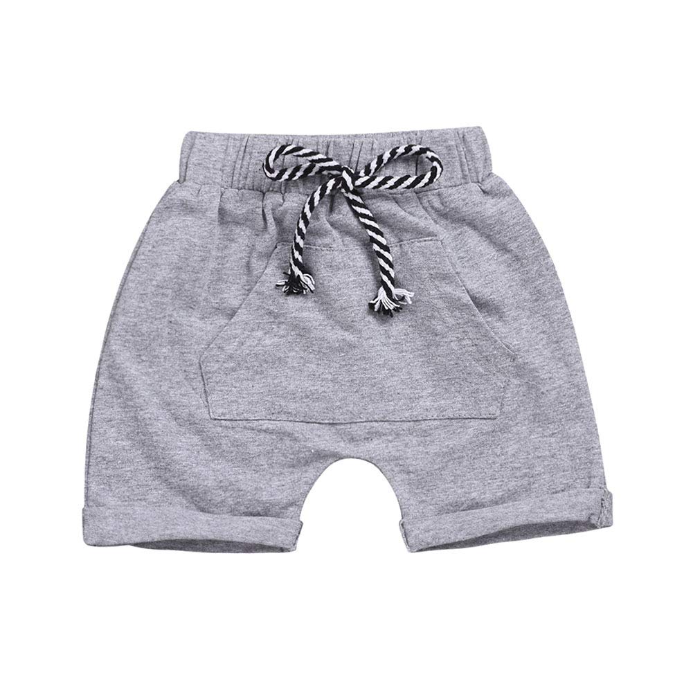 DCUTERQ Boys' Cotton Summer Shorts - Soft Casual Harem Pants with Pockets | Toddler & Baby Comfort Wear for Playtime, Beach & Outdoor Activities