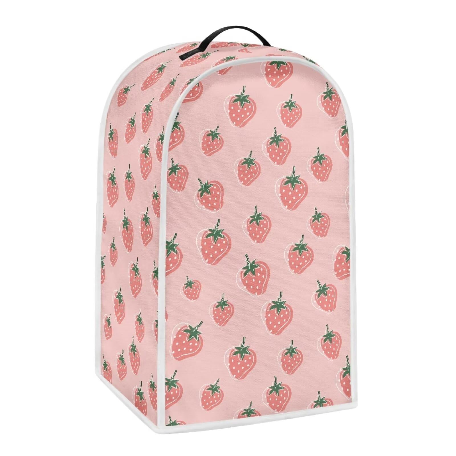 Universal Blender Cover - Durable, Waterproof Fabric Appliance Protector for Kitchen - Fits Most Small Blenders - Home Decor Organizer with Strawberry Design - Perfect for Countertop Storage & Kitchen Organization