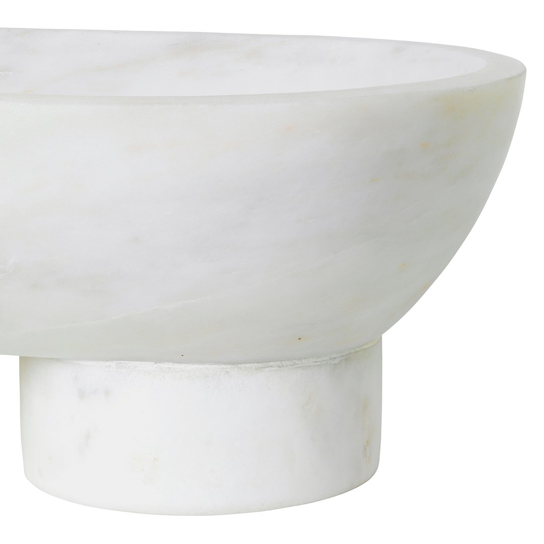 Ferm Living Alza Bowl - Handmade Ceramic Serving Bowl for Salad, Pasta & Desserts - Perfect for Dining, Entertaining & Home Decor