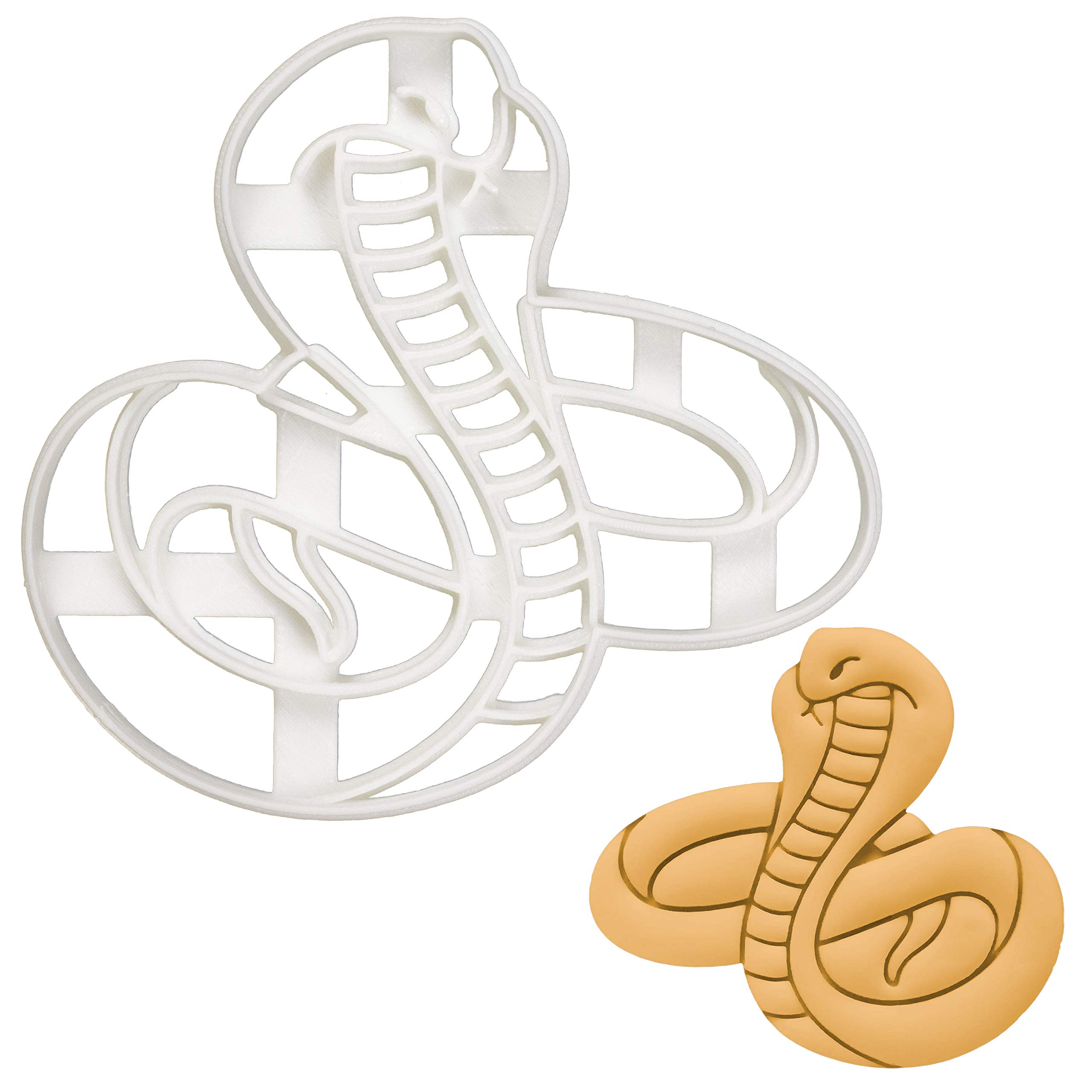 Serpent Cookie Cutter - 1 Piece Stainless Steel Snake-Shaped Baking Tool for Halloween, Christmas, and Themed Parties | Perfect for DIY Cookies, Cakes, and Pastry Decorations
