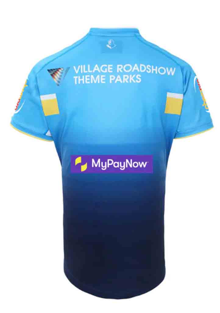 Official Gold Coast Titans 2024 Home Jersey for Youth - Authentic Rugby League Fan Apparel for Kids & Teens - Perfect for Game Day, School Events & Sports Enthusiasts