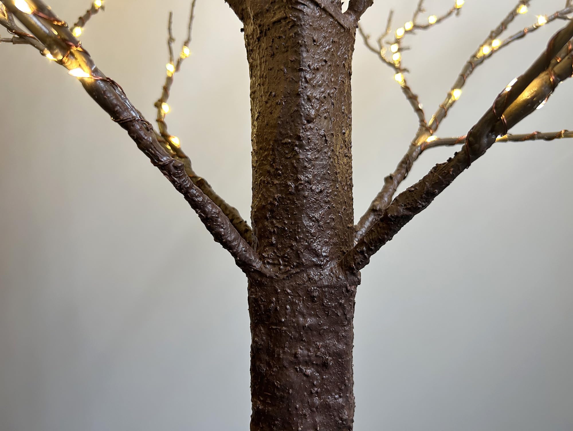 LITBLOOM 430 LED Plug-in Twig Tree Lights - 4FT Brown Fairy Lighted Tree for Indoor/Outdoor Christmas Decor, Home, Room, Party & Wedding Decoration