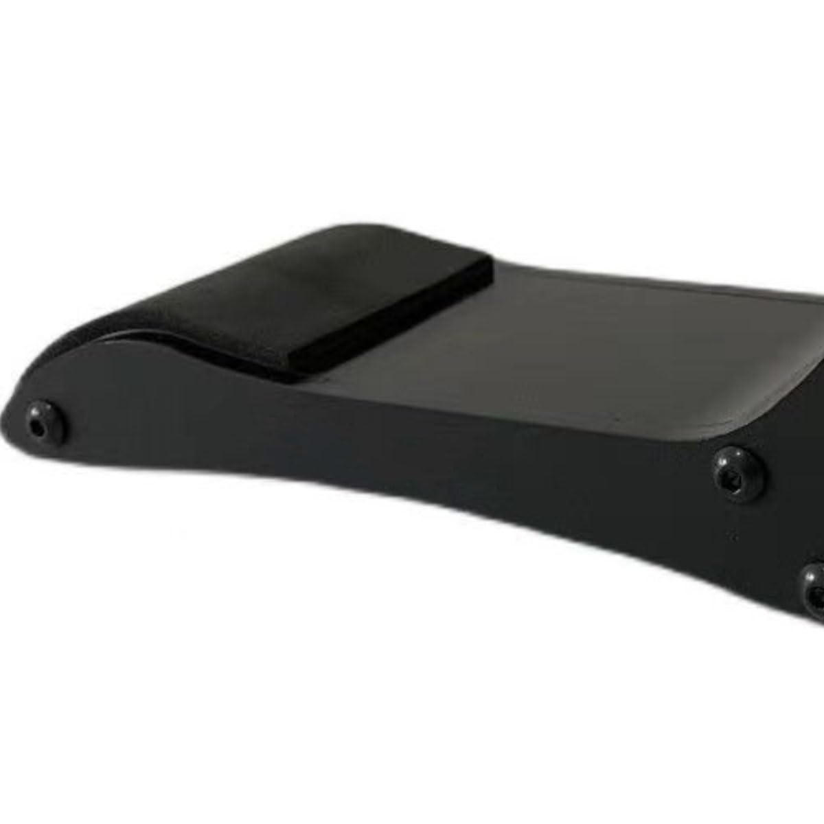 Professional Adjustable Electric Guitar Support Stand - Black Plastic & Metal Guitar Footstool, Leg Rest & Lifter for Guitar Players | Perfect for Live Performances, Studio Recording & Home Practice