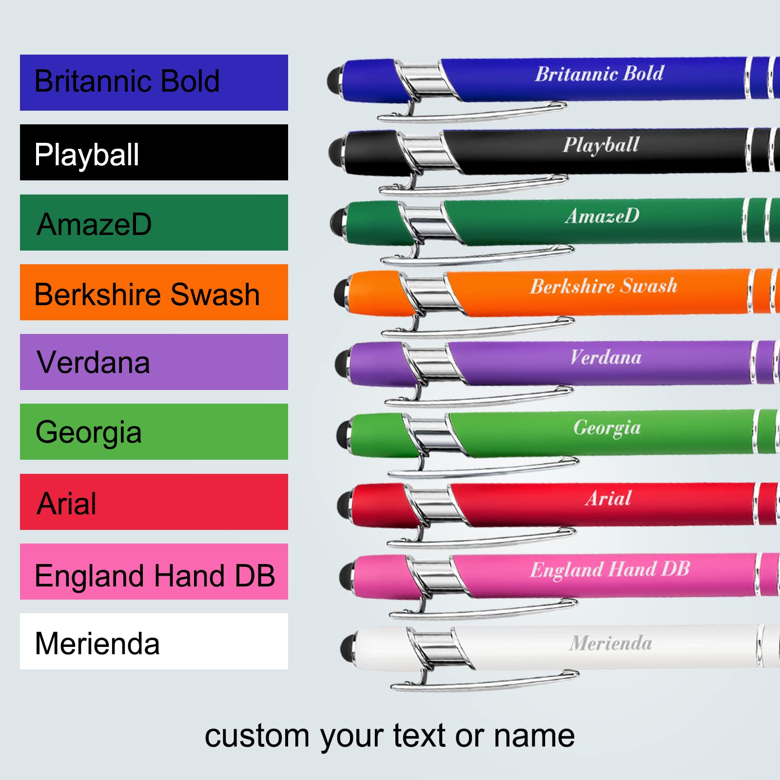 Custom Engraved Personalized Pens with Name - Bulk 36pc Set for Business, Graduation & Birthday Gifts - Ballpoint Pen with Logo & Text - Perfect for Corporate Events, School Supplies & Party Favors