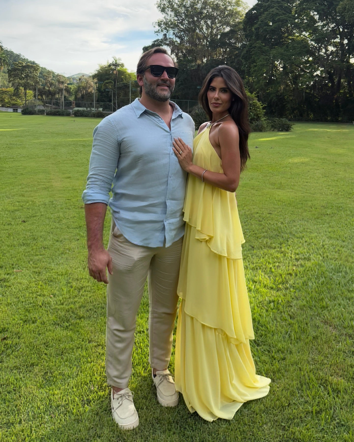 Elegant A-Line Yellow Prom Dress with Chiffon Fabric & Tiered Ruffle Design - Perfect for Homecoming, Formal Dances & Special Occasions
