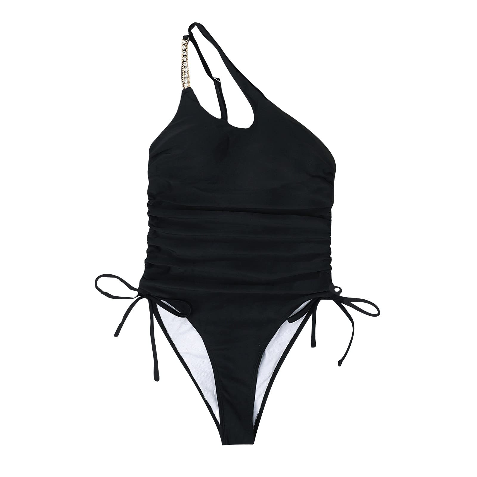 Retro High Waist Leaf Print Bikini Set - Green Tankini Swimsuits & Rash Guard for Women Plus Size | Vintage Style Swimwear with Blouson Top & Swim Dress Coverup - Perfect for Beach Vacations, Pool Parties & Summer Getaways