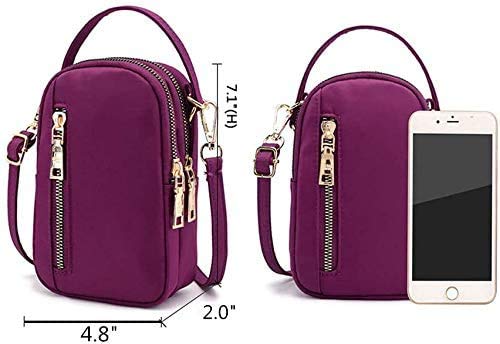 Crossbody Phone Purse Bag for iPhone 14 Pro Max, Galaxy S21 FE/S22/S23 Ultra/Plus, Pixel 7 - Compatible with Samsung A13/A23/A32/A52/A72, TCL 30Z/10 Plus/30SE/20 Pro 5G & Moto G Pure (Black) - Perfect for Hands-Free Shopping, Travel & Everyday Use
