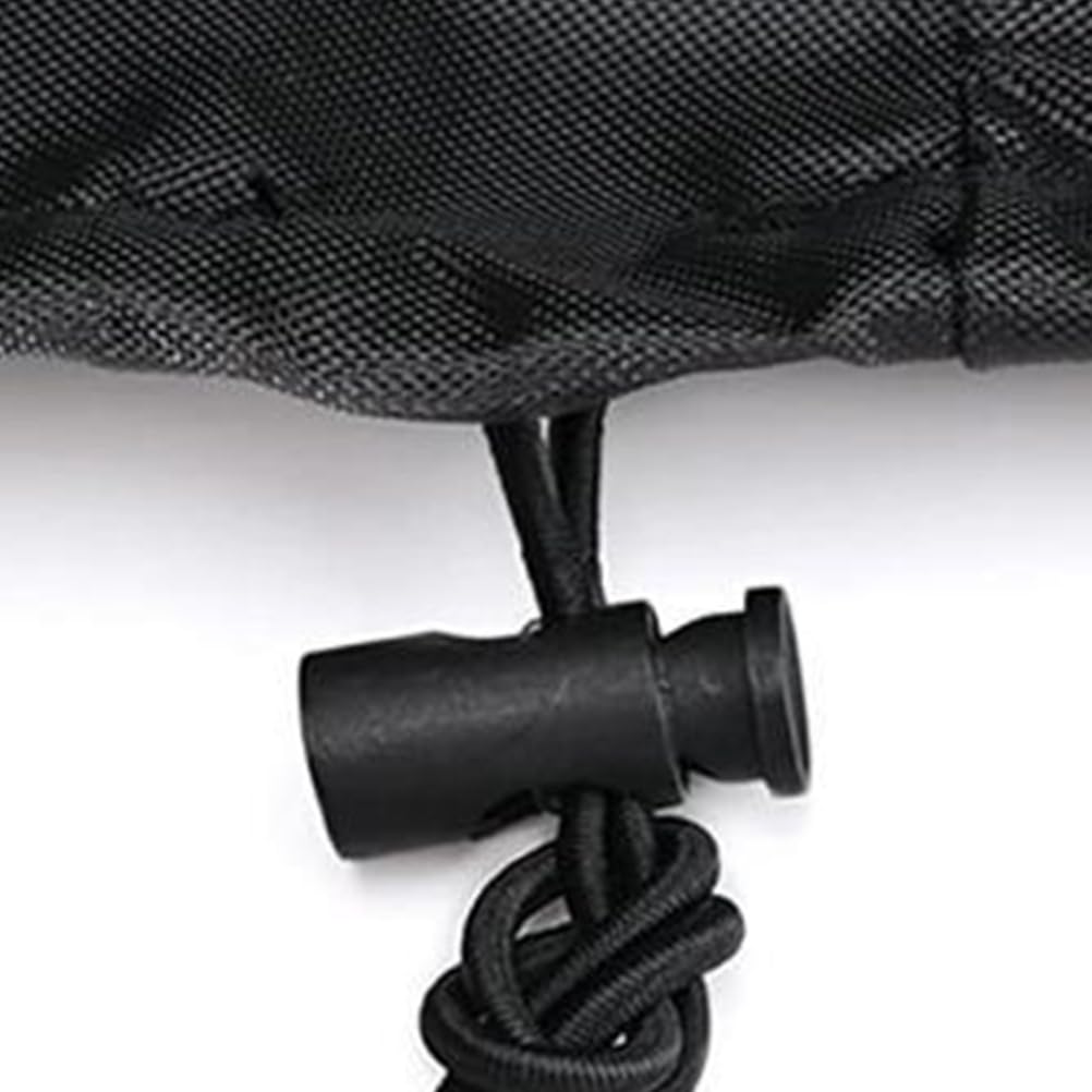 GANAZONO Waterproof Bucket Lid - Durable Trash Can Cover with Lock, Oxford Cloth Storage Tank Cover for Outdoor Barrels, Sofas & Complex Trash Cans (Black) | Perfect for Patio, Garden & RV Storage Protection