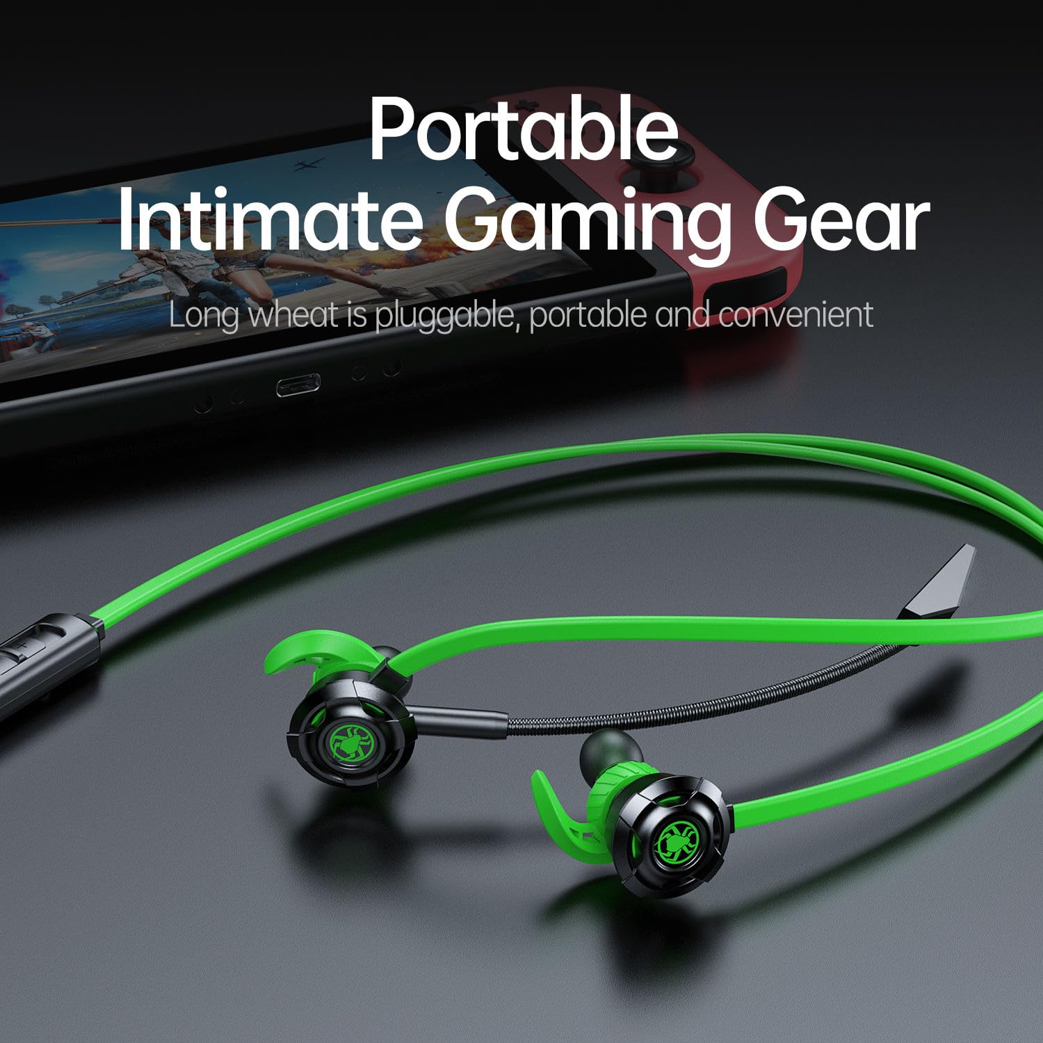 G30 Wired Gaming Headset for PC - Noise Isolating In-Ear Earbuds with Adjustable Microphone & Deep Bass - Perfect for Esports, Streaming & Online Gaming