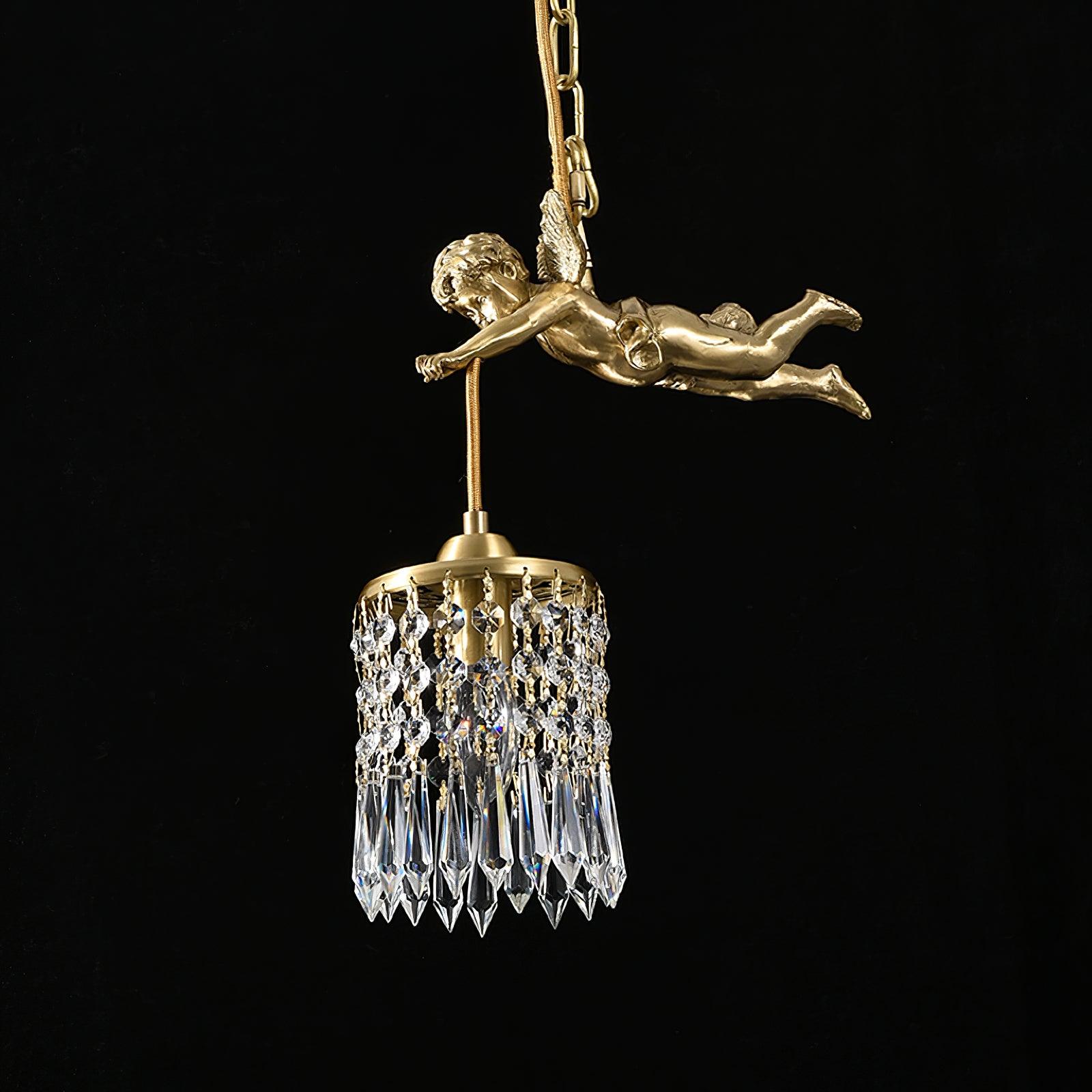 Angel Pendant Light - Elegant Ceiling Chandelier for Bedroom, Dining Room & Living Room Decor - Perfect for Home, Office & Wedding Venue Lighting