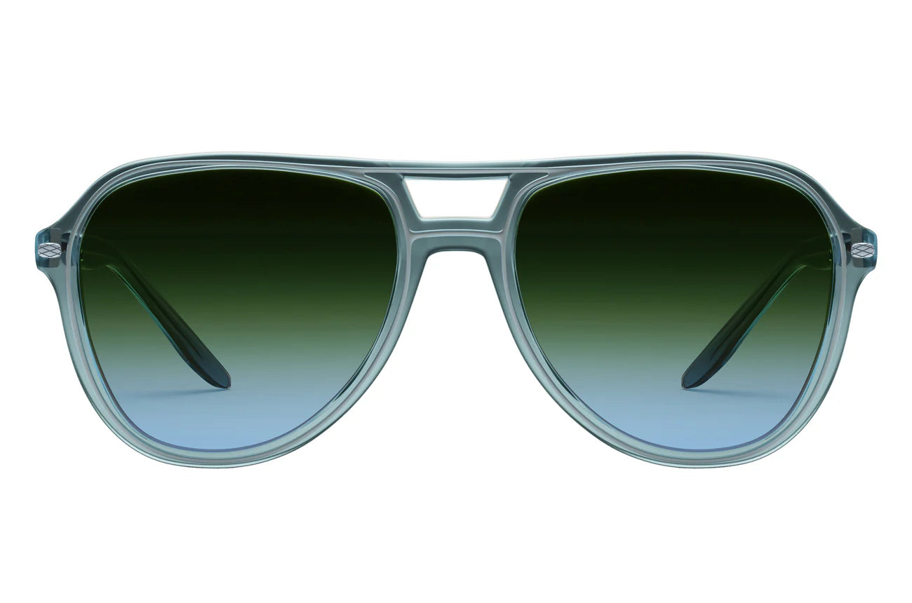 Barton Perreira Aldrin Sunglasses - Polarized UV Protection Aviator Style for Men & Women | Perfect for Driving, Travel, and Outdoor Activities