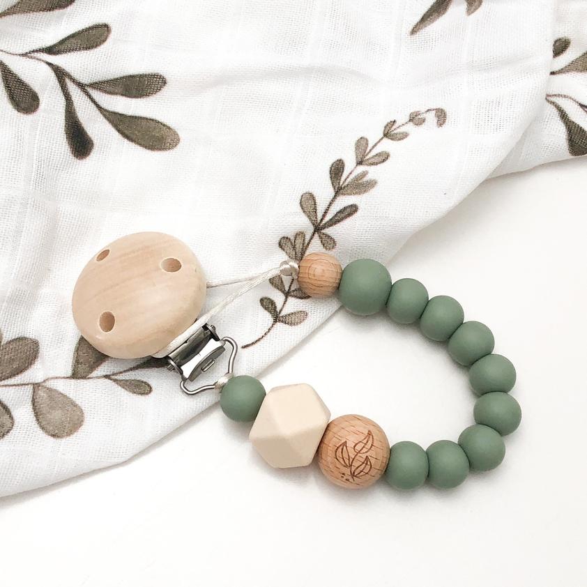 Elements Range Dummy Holders - Secure Baby Pacifier Clips for Strollers, Car Seats & Diaper Bags | Soft Silicone Teething Toys for Infants & Toddlers | Perfect for On-the-Go Parenting & Travel Essentials