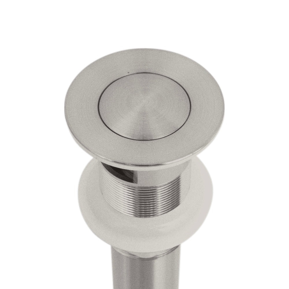 ZLINE Aloha Single Handle Bathroom Faucet in Brushed Nickel - Modern Waterfall Spout Design for Bathroom Sink, Vanity, and Powder Room (ALH BF BN)