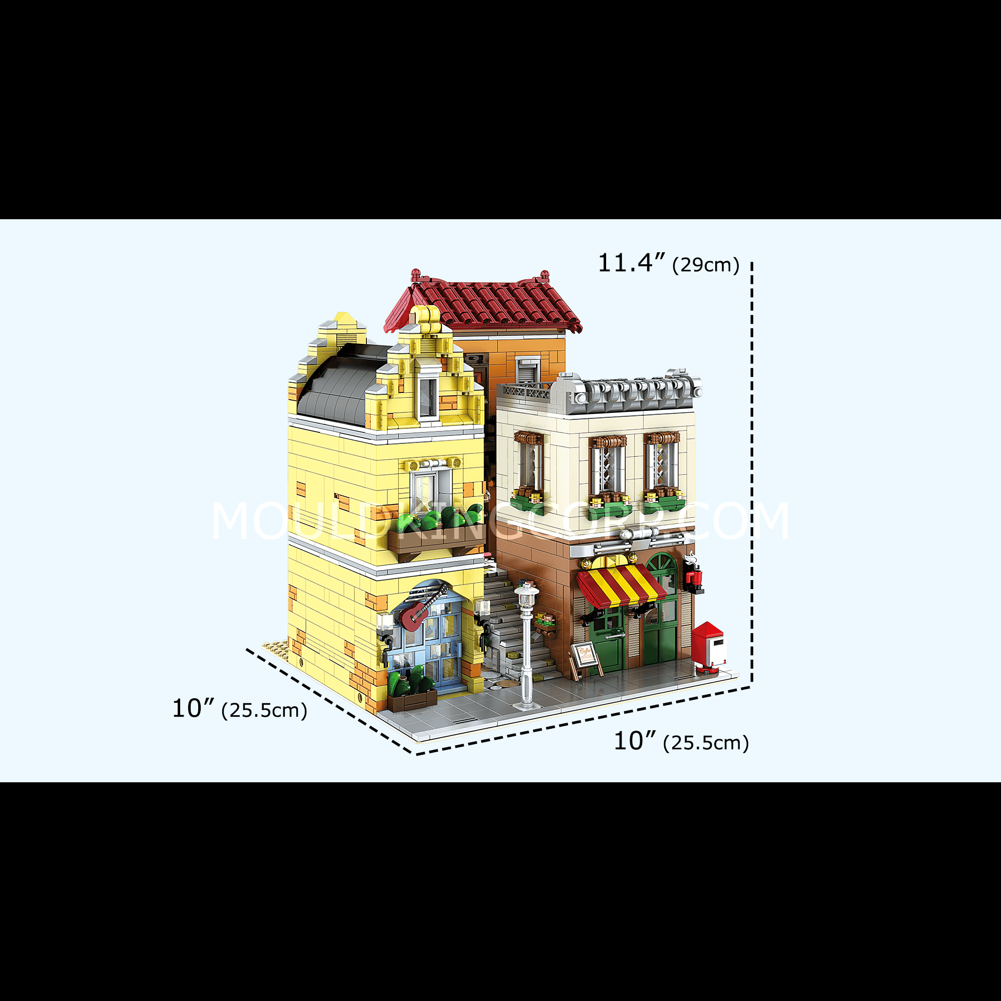 MOULD KING 16008 Coffee House Building Set - 3,103 Piece Creative Construction Toy for Adults & Kids | Perfect for Home Decoration, Gift Giving & DIY Projects