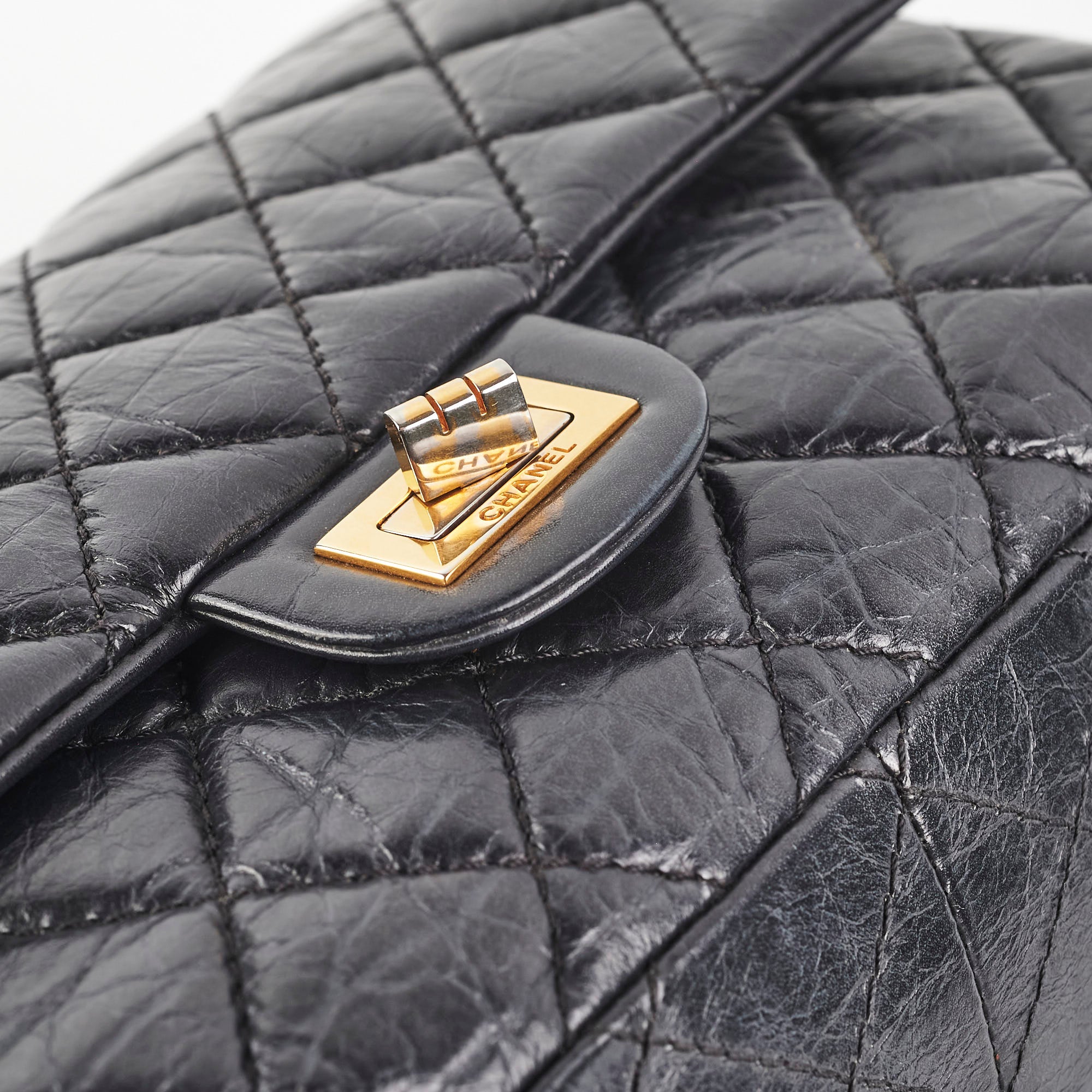 Chanel Medium Reissue 226 Black Leather Shoulder Bag - Luxury Designer Handbag for Women | Perfect for Work, Evening Events & Special Occasions