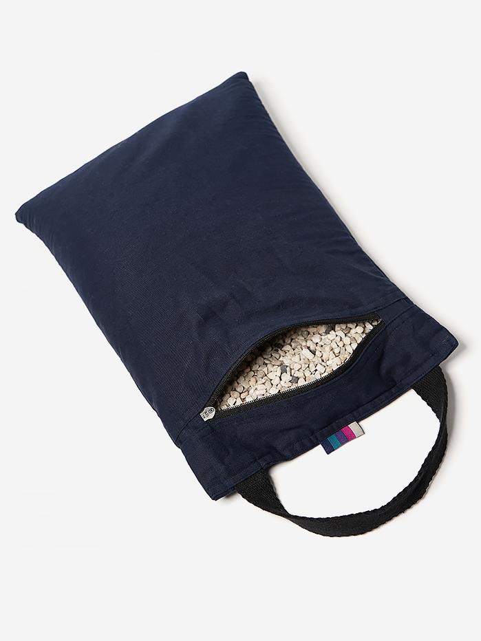 Yogamatters Organic Cotton Sandbag Filled - Premium Weighted Yoga Sandbag for Home Workouts, Fitness Training & Stress Relief