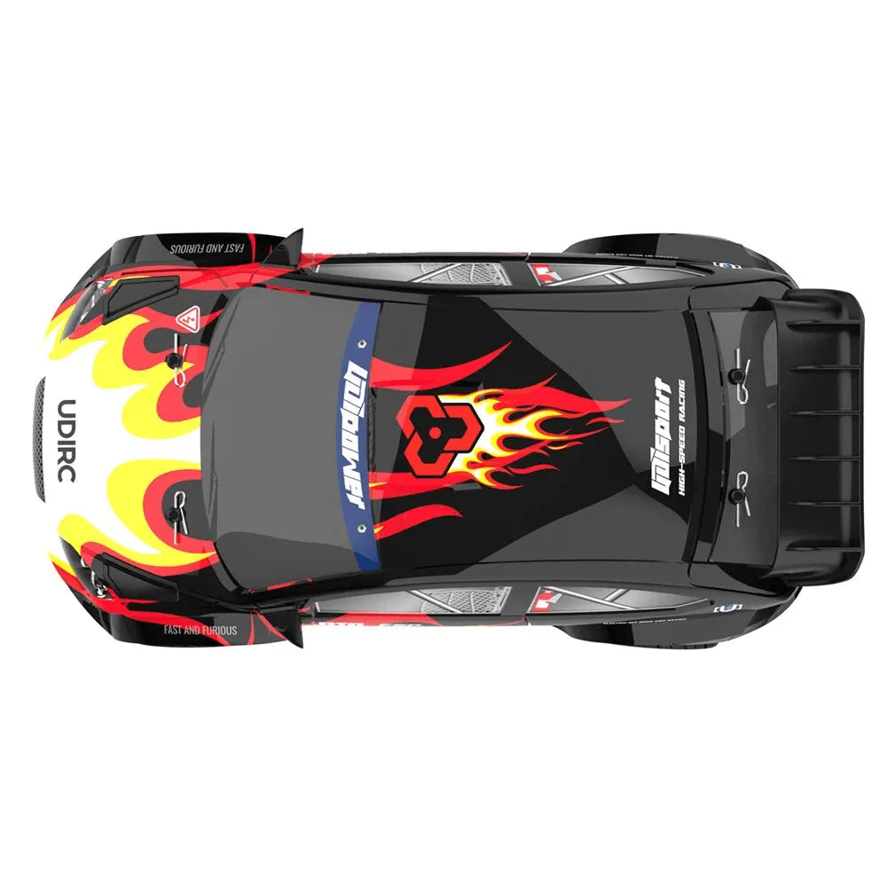 UDIRC UD1604 PRO 1:16 Scale 2.4GHz Remote Control Brushless High-Speed RC Car - 40KM/H Racing & Drifting for Kids & Adults - Perfect for Indoor & Outdoor Play, Backyard Racing, and RC Car Competitions