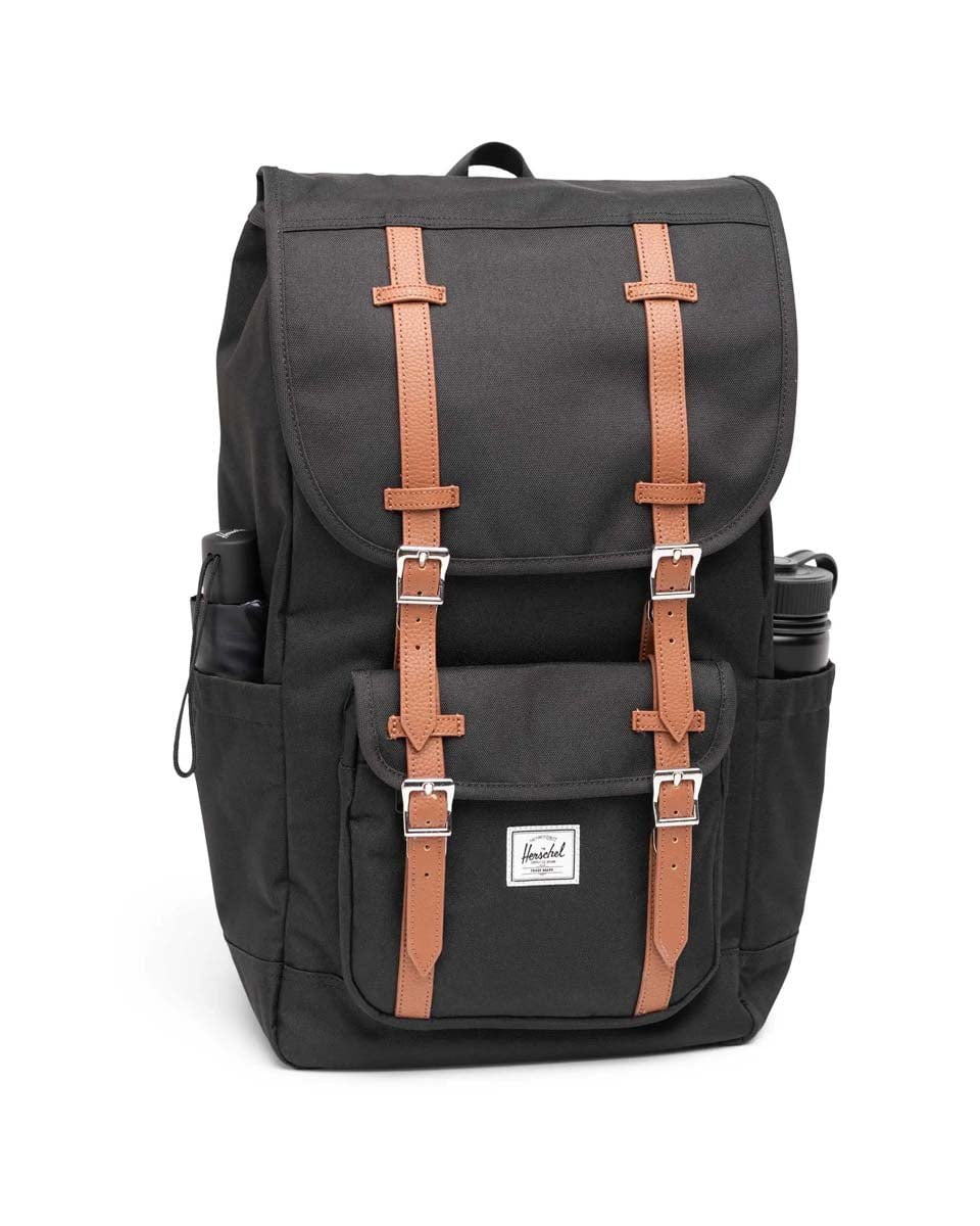 Herschel Little America Backpack - Water-Resistant Laptop Backpack for Men & Women, 25L Capacity, Navy Blue - Perfect for Travel, School & Work Commute