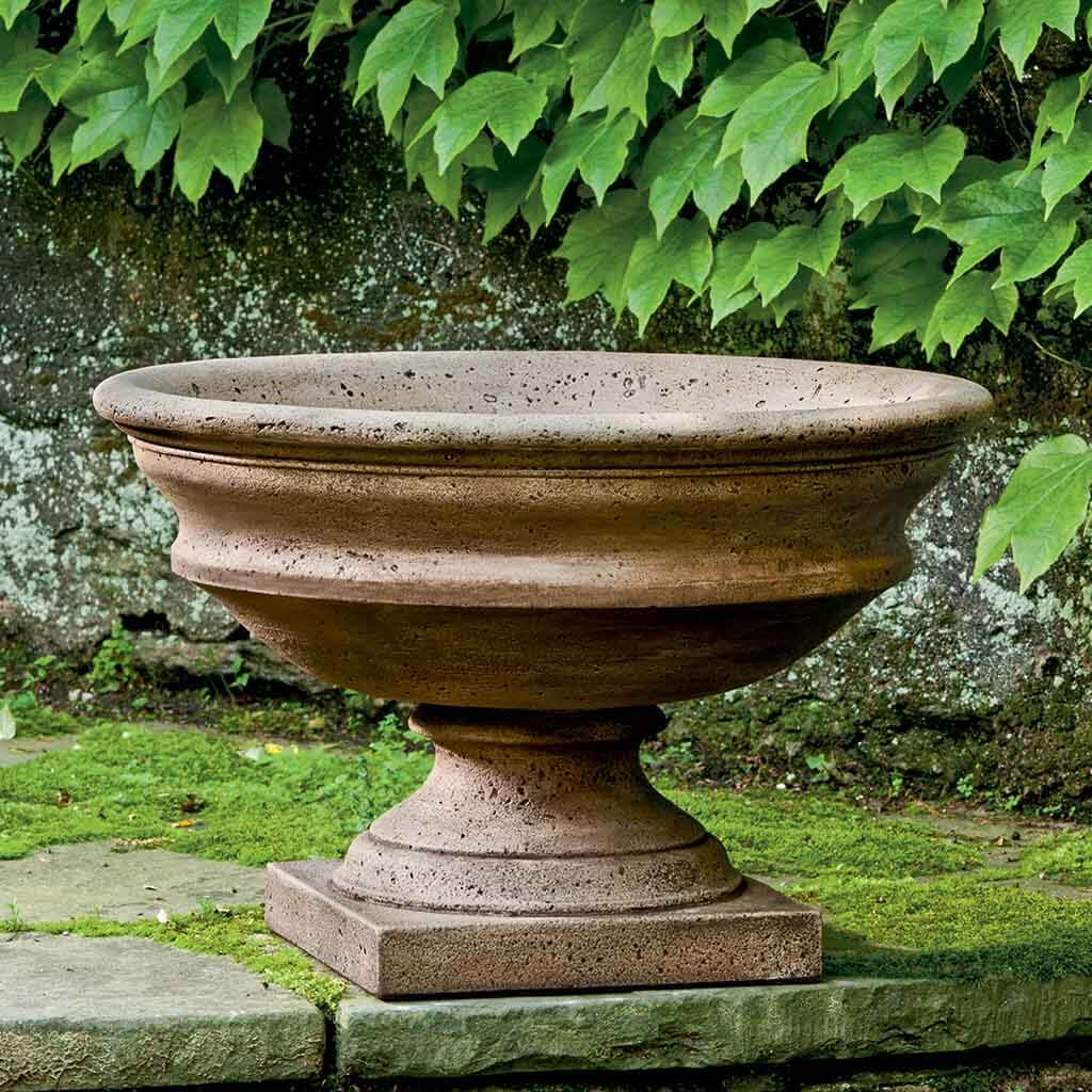 Campania International Newberry Urn - Elegant Garden Urn for Outdoor Decor, Planters & Memorials | Perfect for Patio, Lawn & Cemetery Decorations