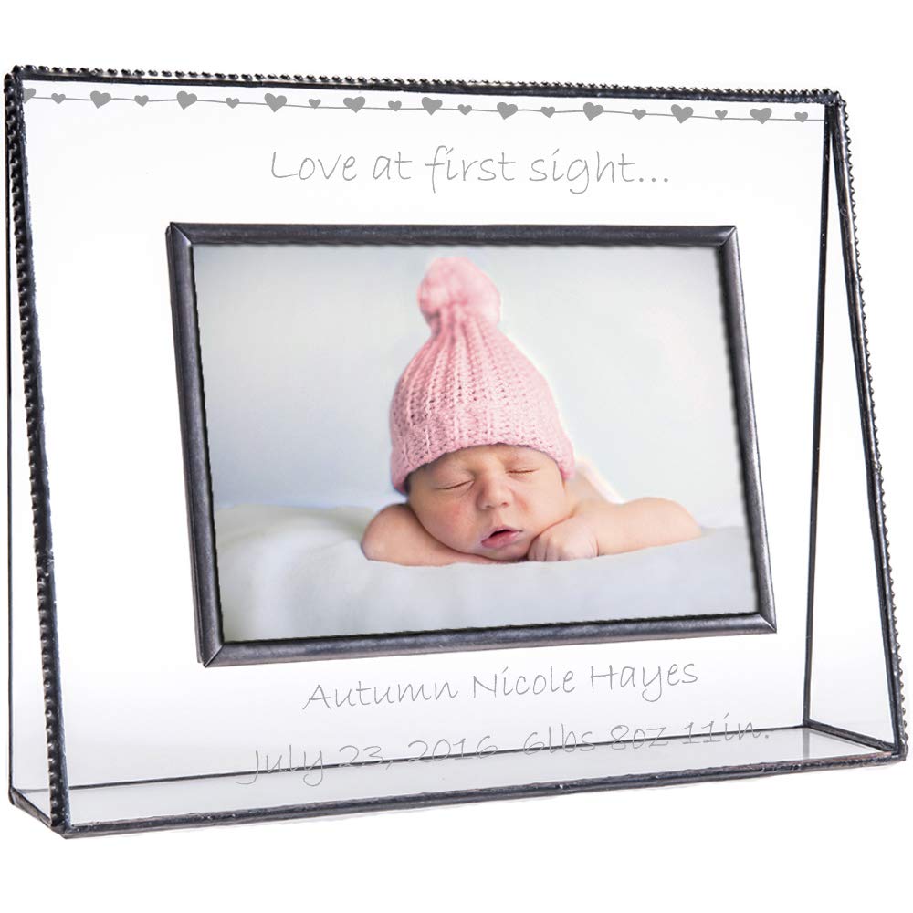 Personalized Baby Picture Frame 4x6 - Nursery Décor Gift for New Parents | Baby Room Wall Art