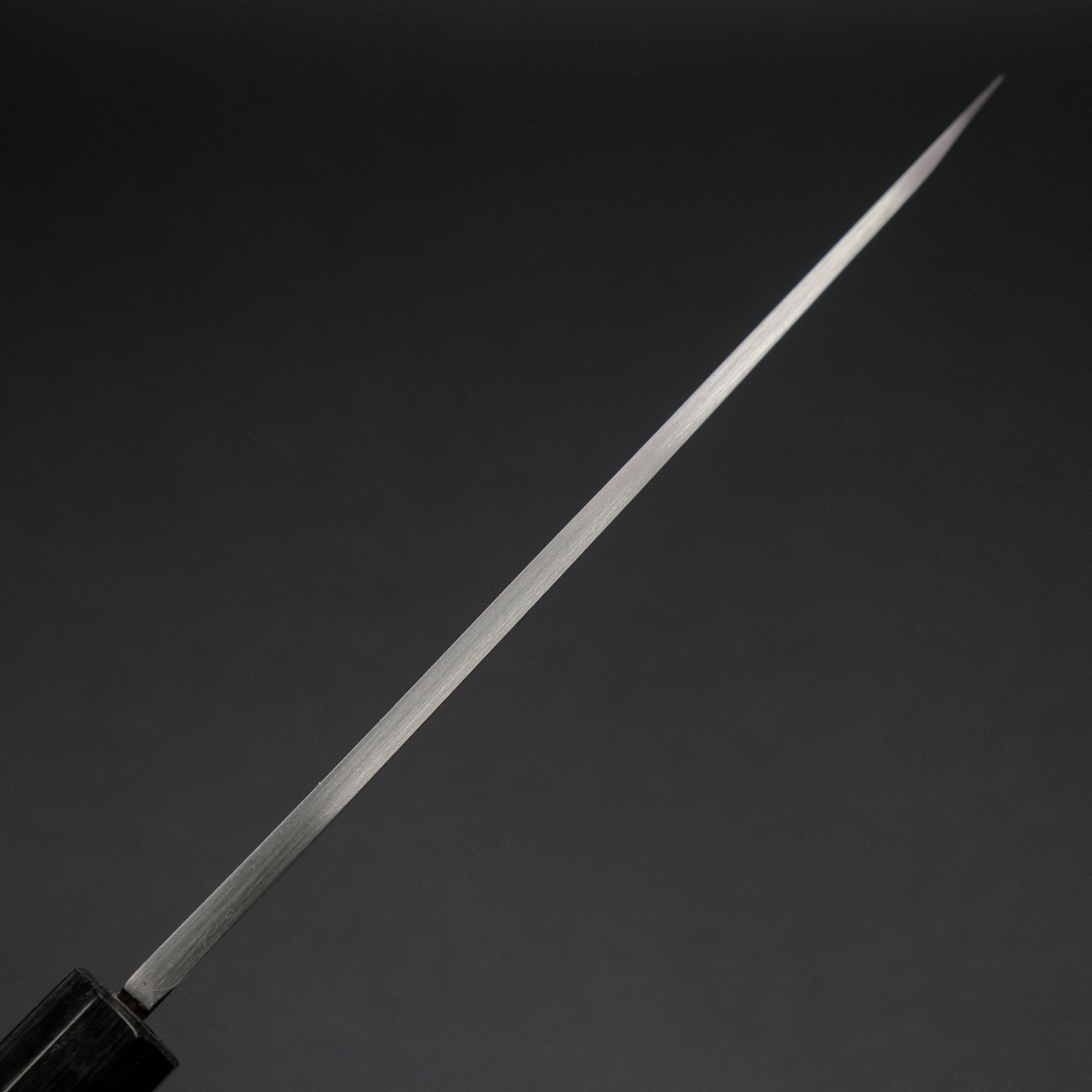 Premium Kitaoka Blue #2 Suminagashi Funayuki Japanese Kitchen Knife 180mm - Ebony Wood Handle - Perfect for Sushi, Sashimi & Precision Vegetable Cutting