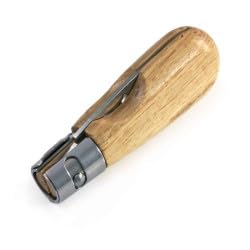 Premium French Oyster Knife - Stainless Steel Blade with Wooden Handle for Safe Shucking - Perfect for Seafood Lovers & Home Chefs (Great for Restaurants, Picnics & Beach Parties)