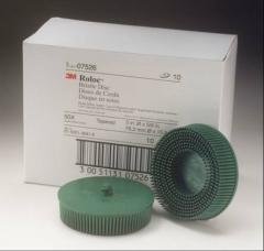 3M Scotch-Brite Roloc Bristle Discs 50 Grit Coarse Green - 10 Pack for Metal Grinding, Rust Removal & Surface Preparation - Perfect for Automotive, Welding & DIY Projects