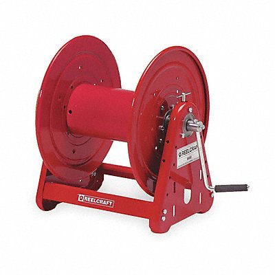 425ft 16/3 Extension Cord Reel with Storage - Heavy Duty Red Power Cable for Outdoor, Workshop & Home Use