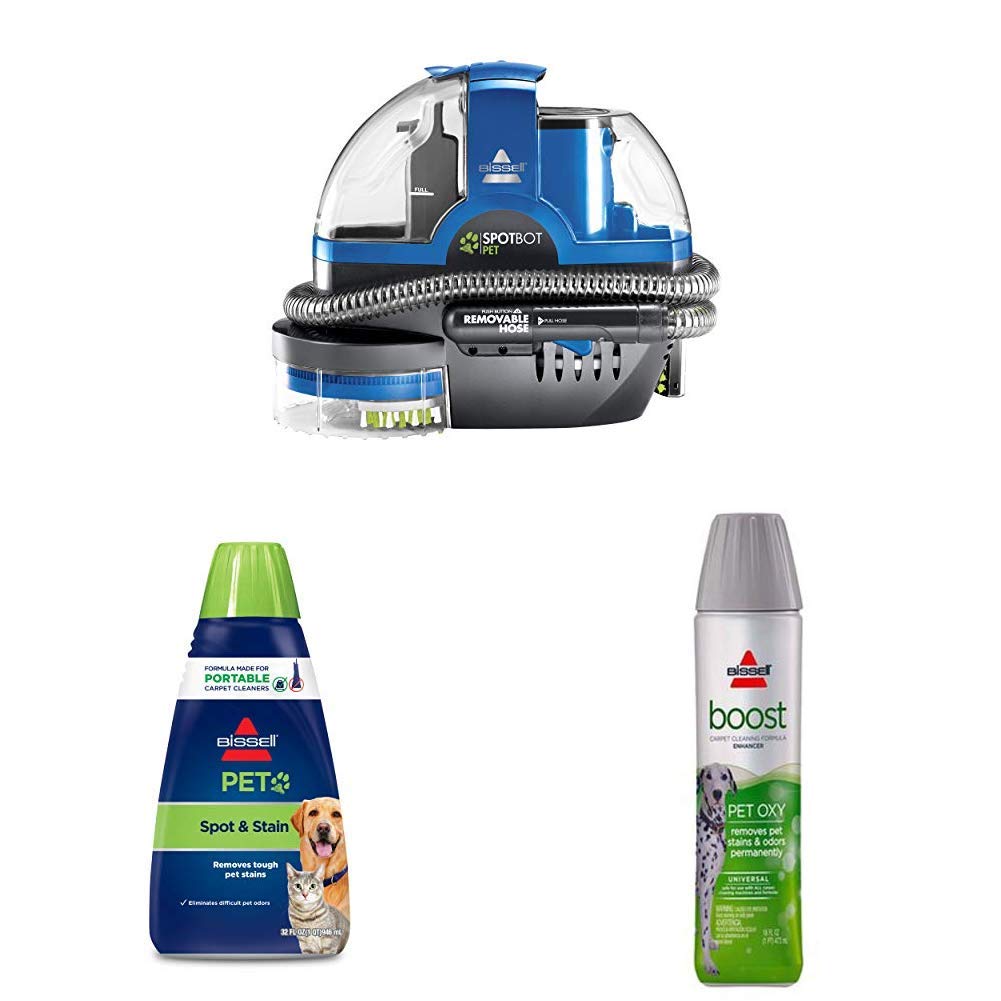SpotBot Pet Stain Remover with Pet Formula & Oxy Boost - Powerful Cleaning for Carpets, Upholstery & Pet Accidents at Home