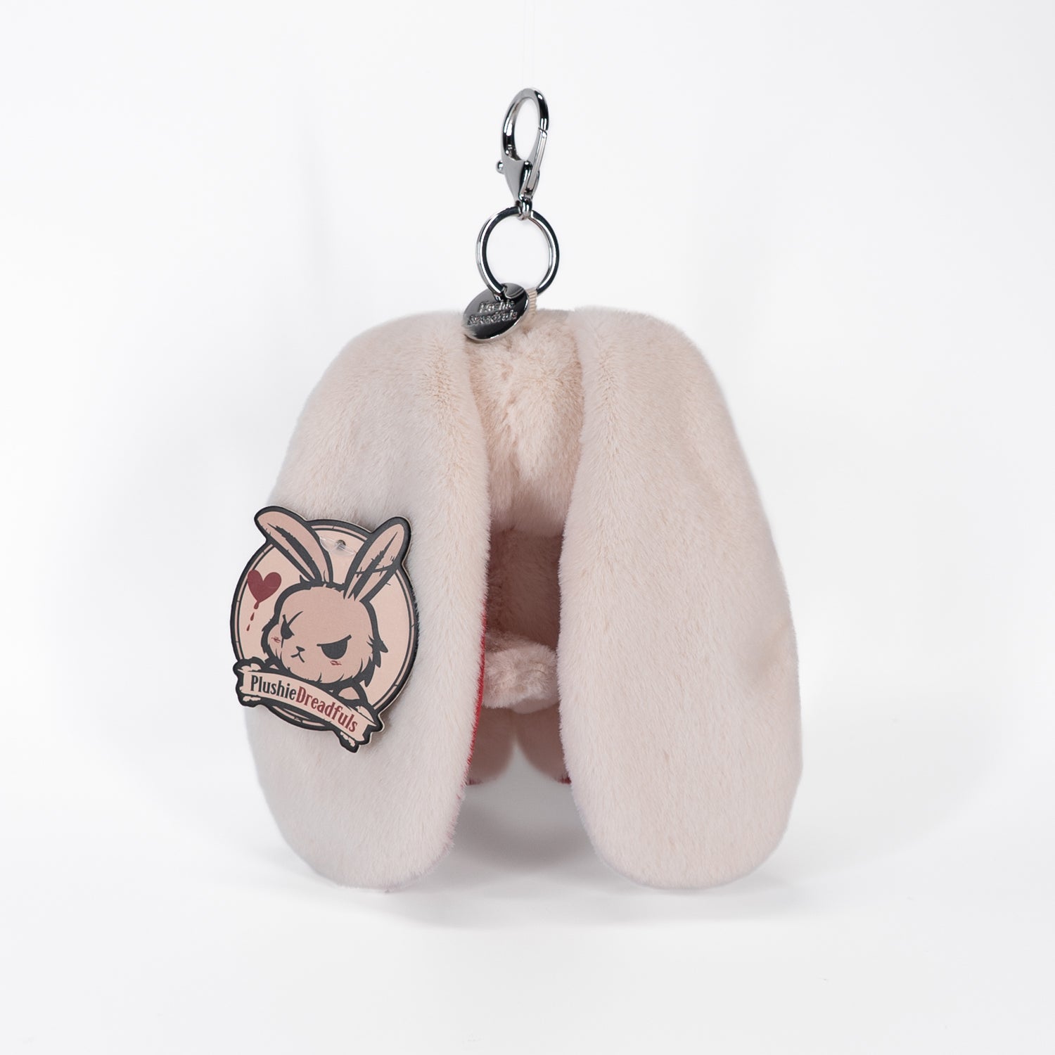 Plushie Dreadfuls Love Rabbit Plush Keychain - Cute Kawaii Stuffed Animal Accessory for Backpacks, Gifts & Home Decor