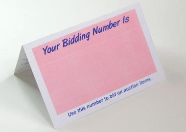 Bidding Number Identification Slips - 250 Pack | Auction Bidder Number Tags for Silent Auctions, Charity Events & Fundraisers | Durable & Easy-to-Use Bidder ID Cards