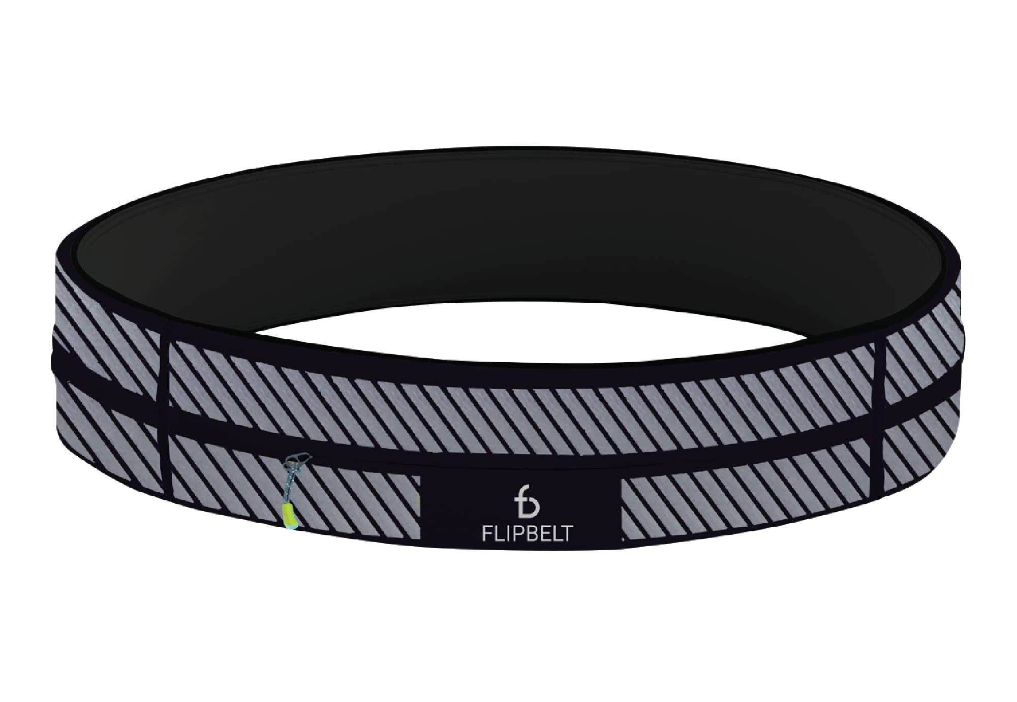FlipBelt Zipper Running Belt - Adjustable Waist Pack for Fitness, Jogging & Hiking - Secure Storage for Phone, Keys & Essentials - Perfect for Gym, Travel & Outdoor Activities