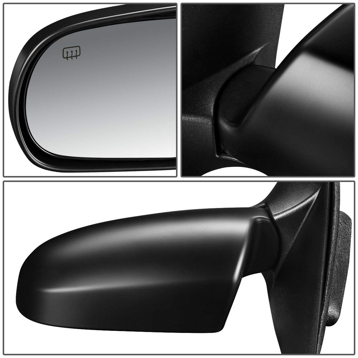 Auto Dynasty MA1320146 MA1321146 Pair OE Style Powered & Heated Side View Mirrors - Compatible with 2005-2006 Mazda Tribute | Perfect for Winter Driving & Enhanced Visibility