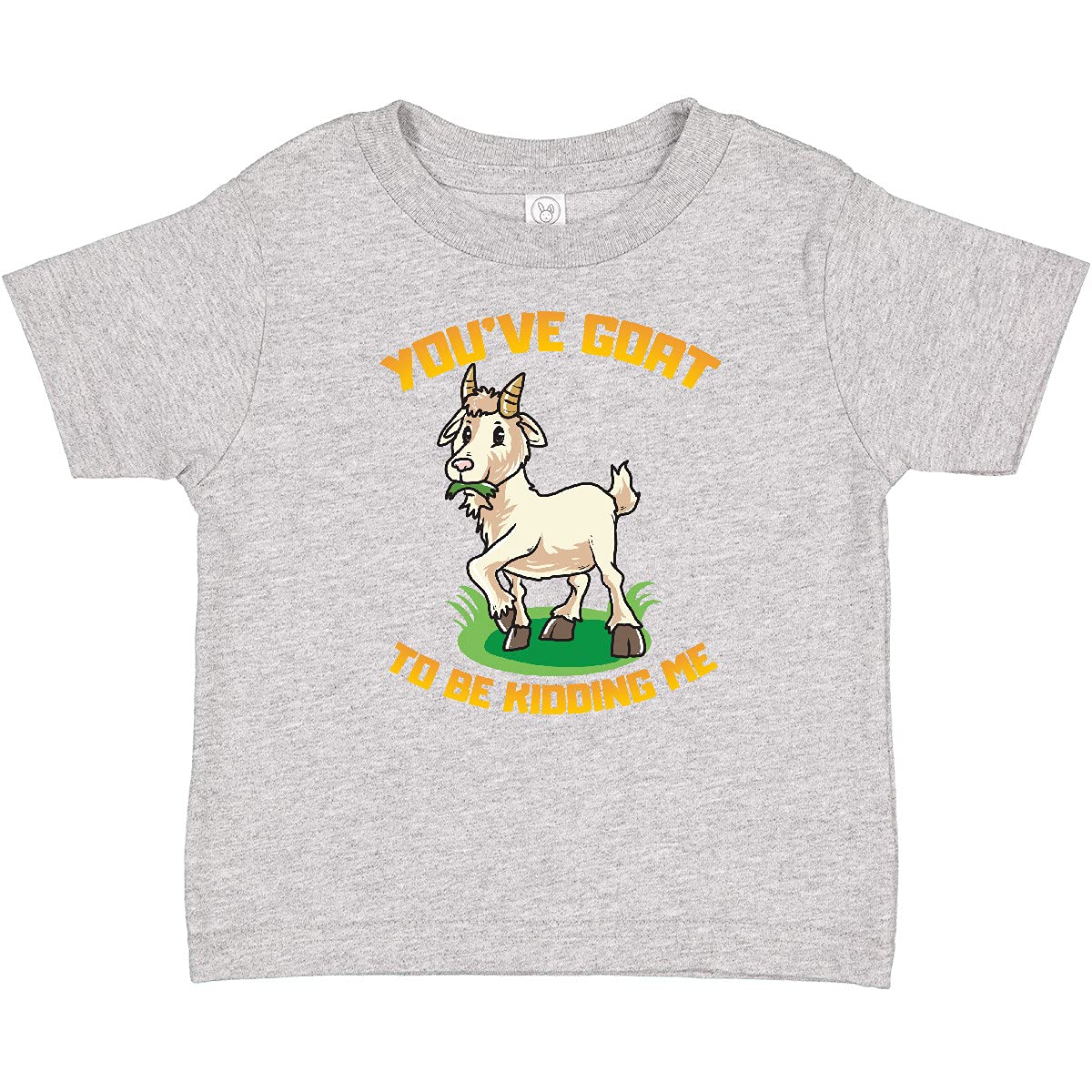 Funny Goat Kid Joke Toddler T-Shirt - Cute Animal Graphic Tee for Boys & Girls - Perfect for Playdates, Birthday Parties & Casual Wear