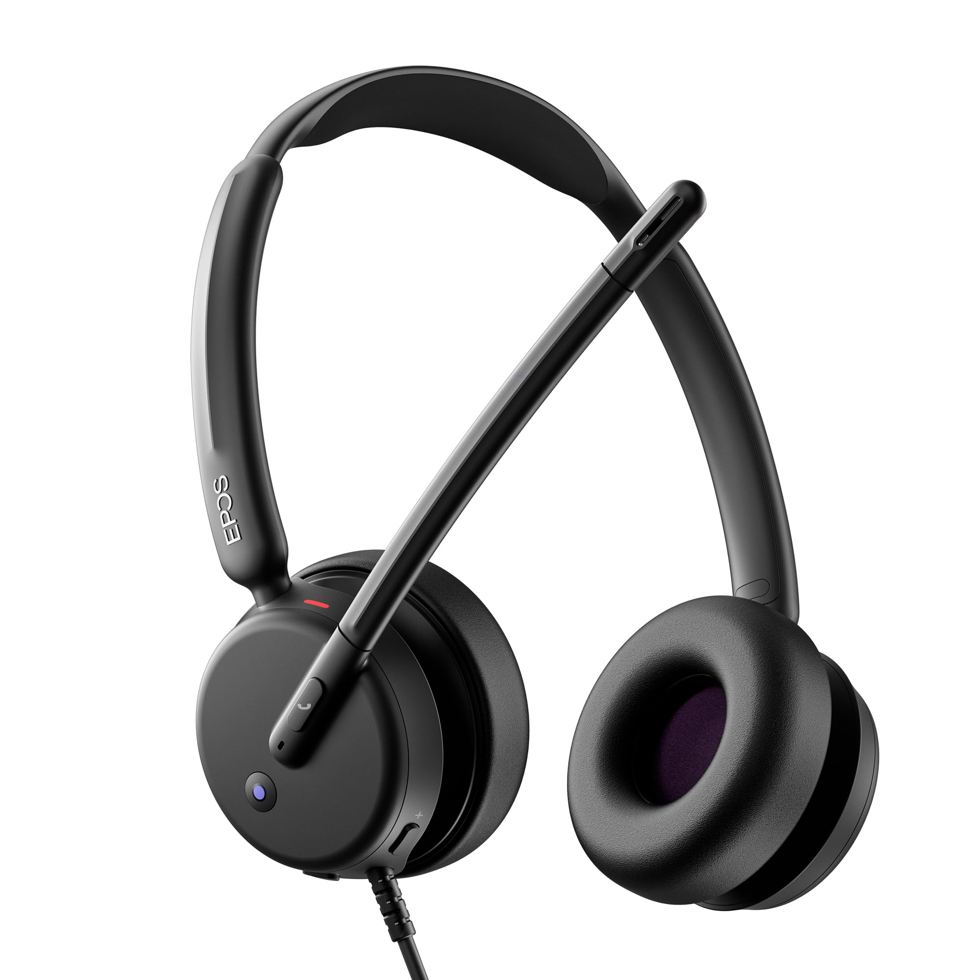 EPOS Impact 460T Binaural On-Ear USB C & USB A Wired Headset with Dual Noise-Canceling Microphones - Microsoft Teams Certified, Plug-and-Play - Perfect for Office, Remote Work, Zoom Meetings & Business Calls - Ideal for Professionals & Home Office Use