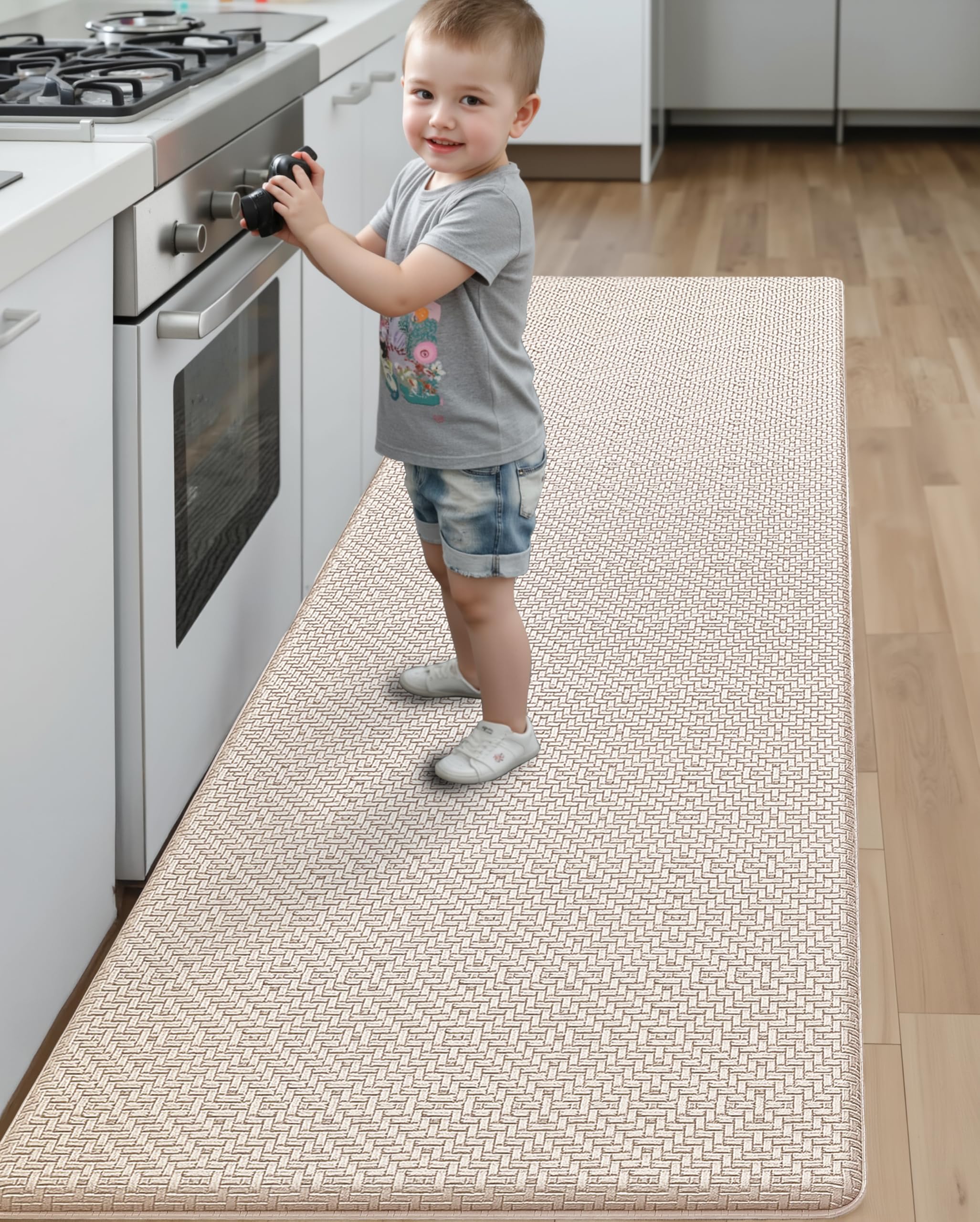 Anti-Fatigue Kitchen Mat - Non-Slip Cushioned Floor Rug for Sink Area - 17